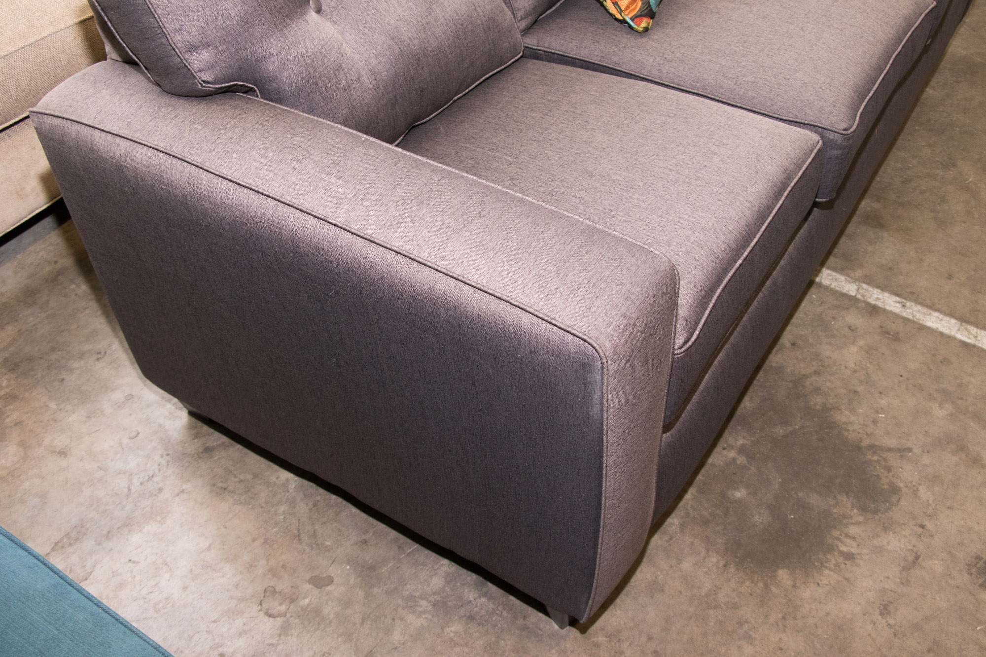 Contemporary Upholstered Sofa by Fushion