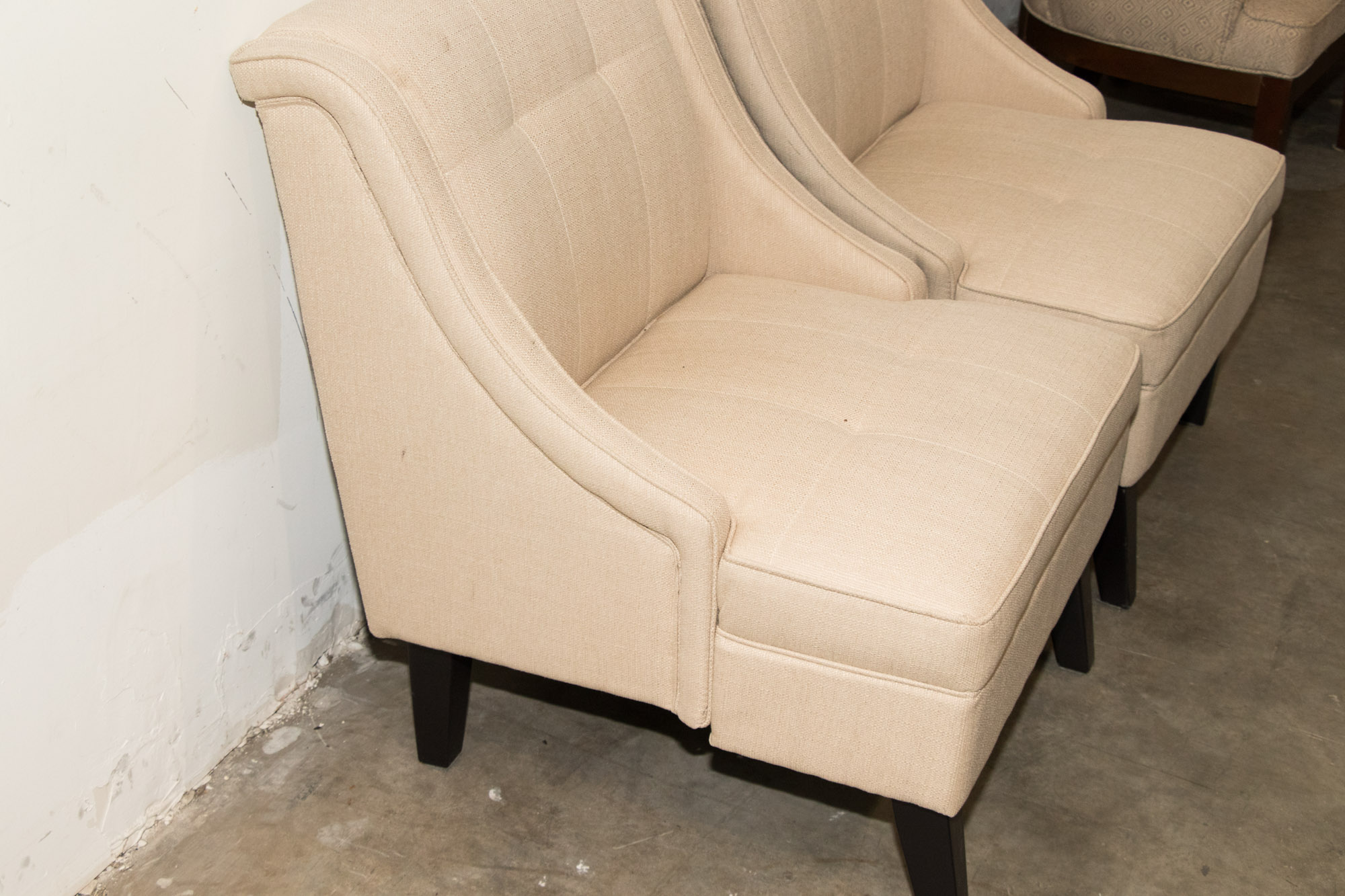 Pair of Contemporary Upholstered Armchair