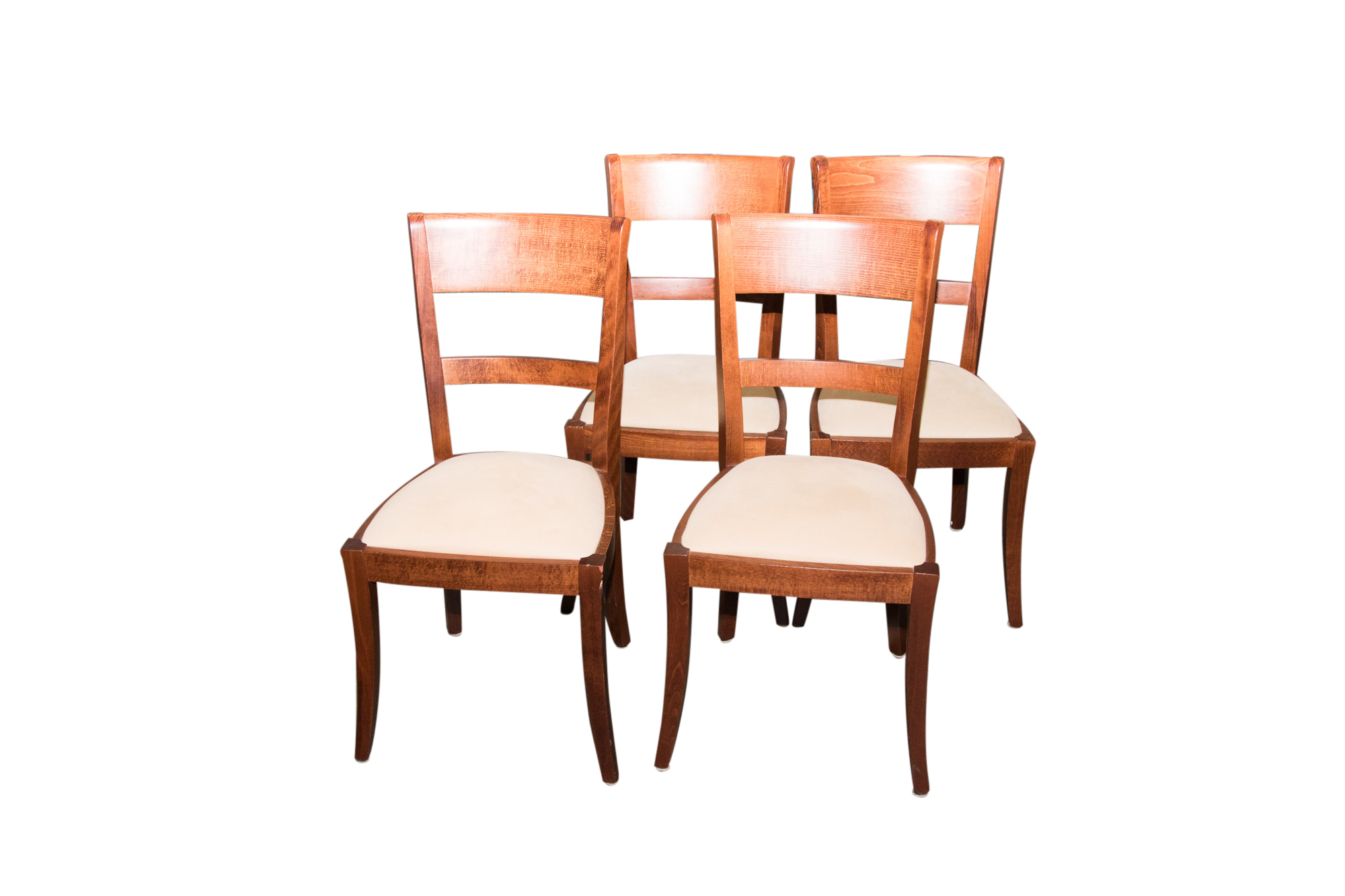Four Federal Style Wood Side Chairs by Williams-Sonoma