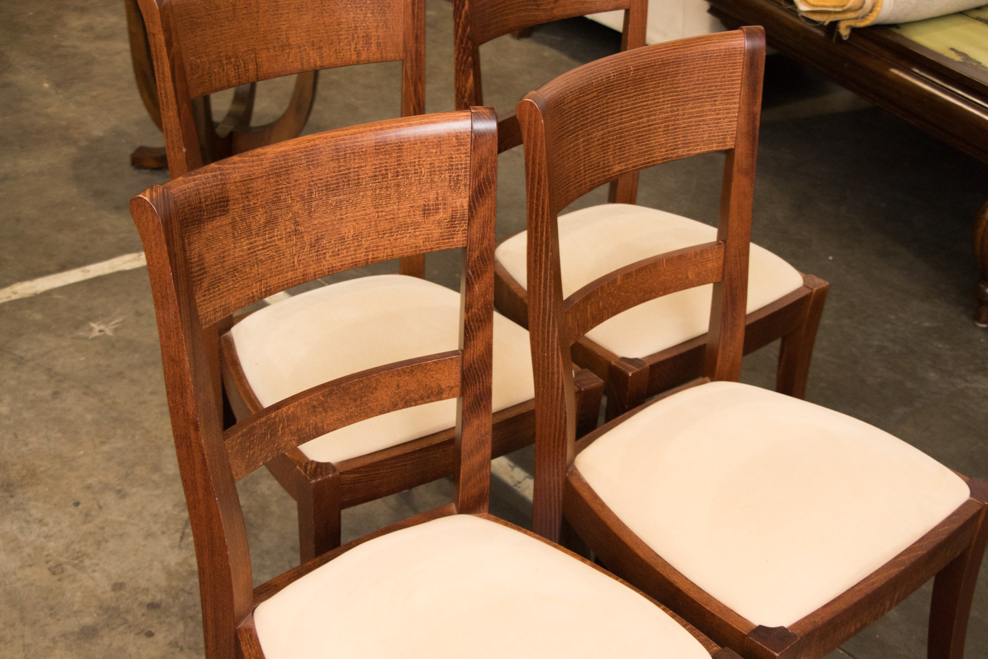 Four Federal Style Wood Side Chairs by Williams-Sonoma