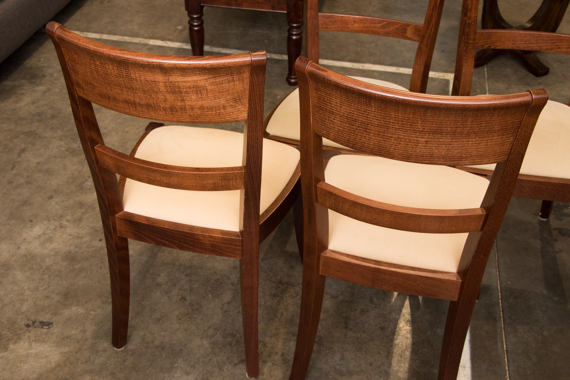 Four Federal Style Wood Side Chairs by Williams-Sonoma