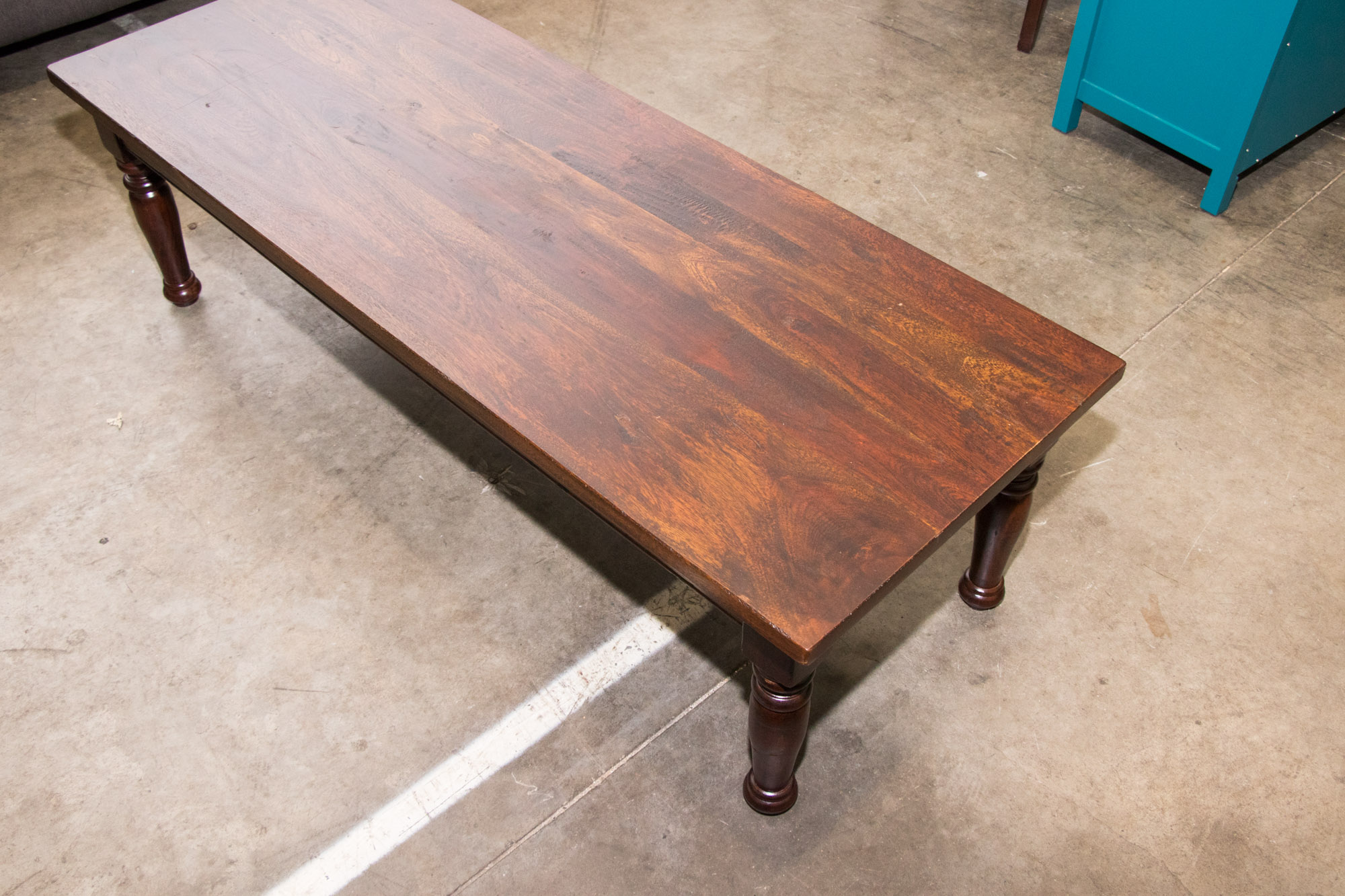 Federal Style Mixed Wood Coffee Table, 21st Century