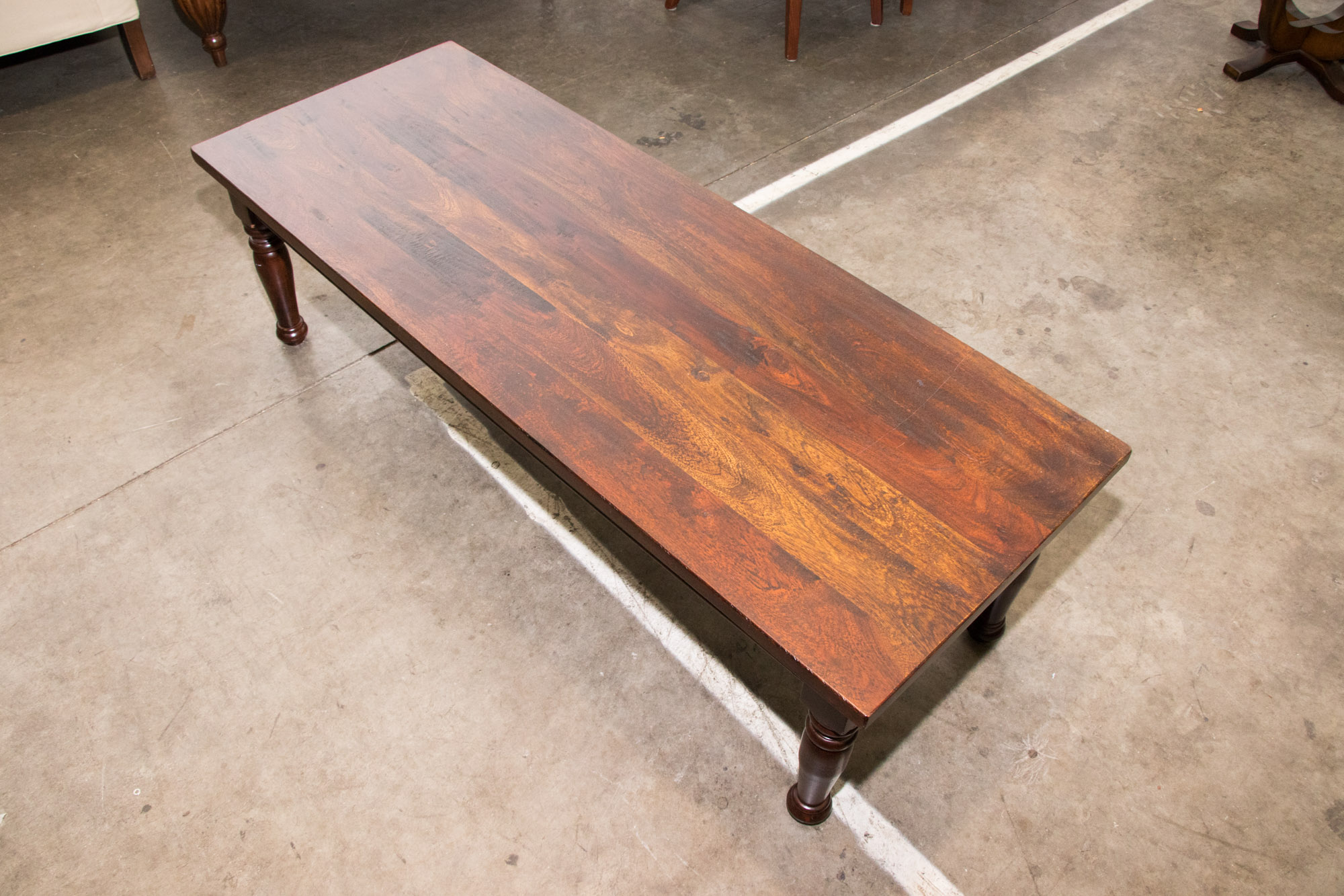 Federal Style Mixed Wood Coffee Table, 21st Century