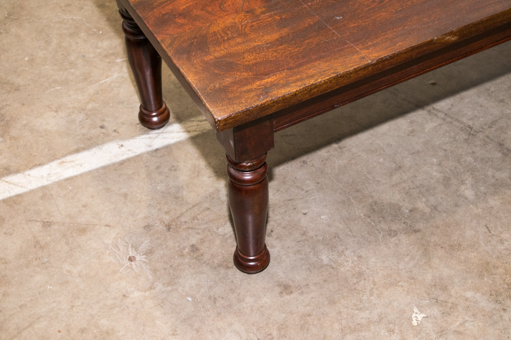 Federal Style Mixed Wood Coffee Table, 21st Century