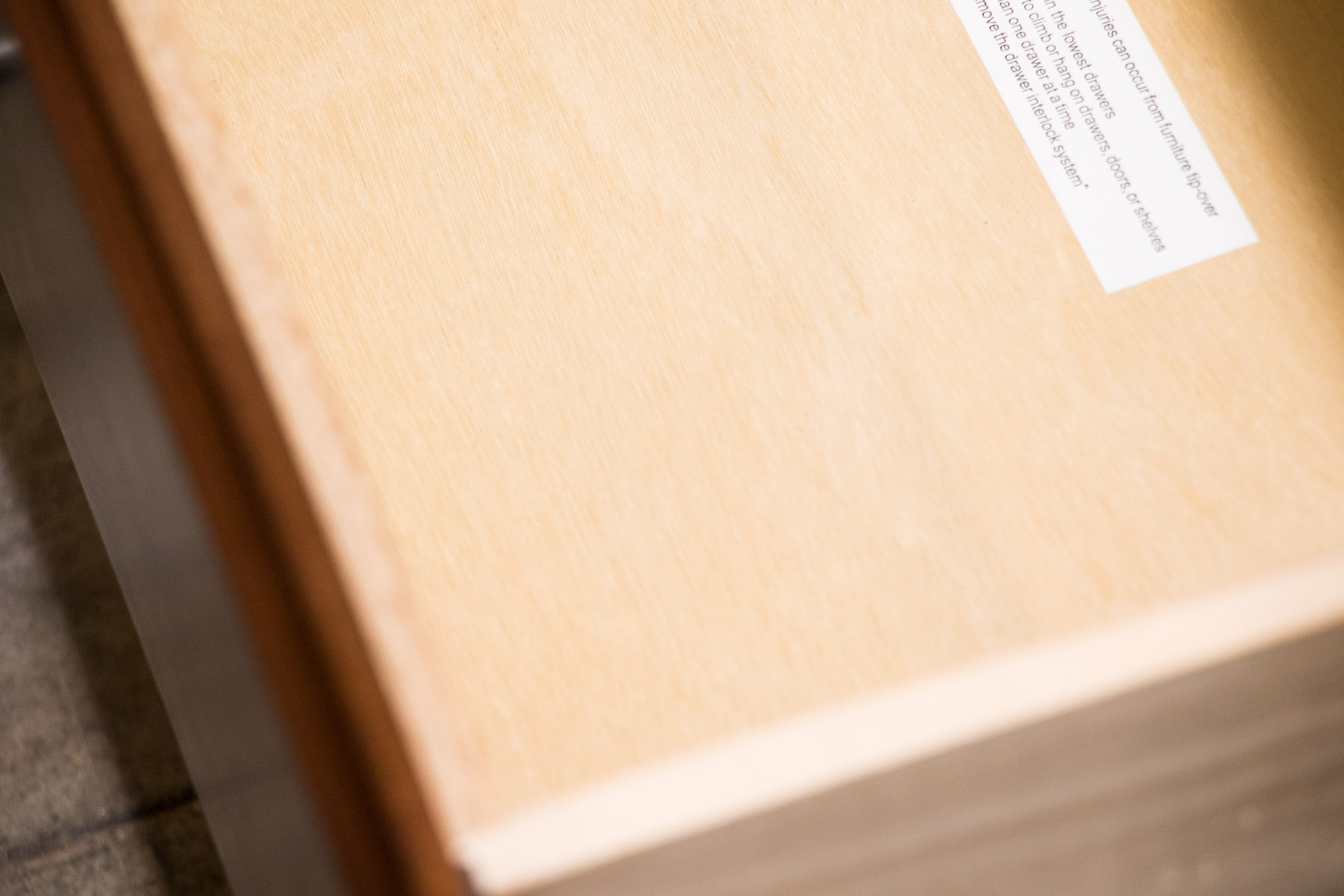 Contemporary Walnut Finish Coffee Table
