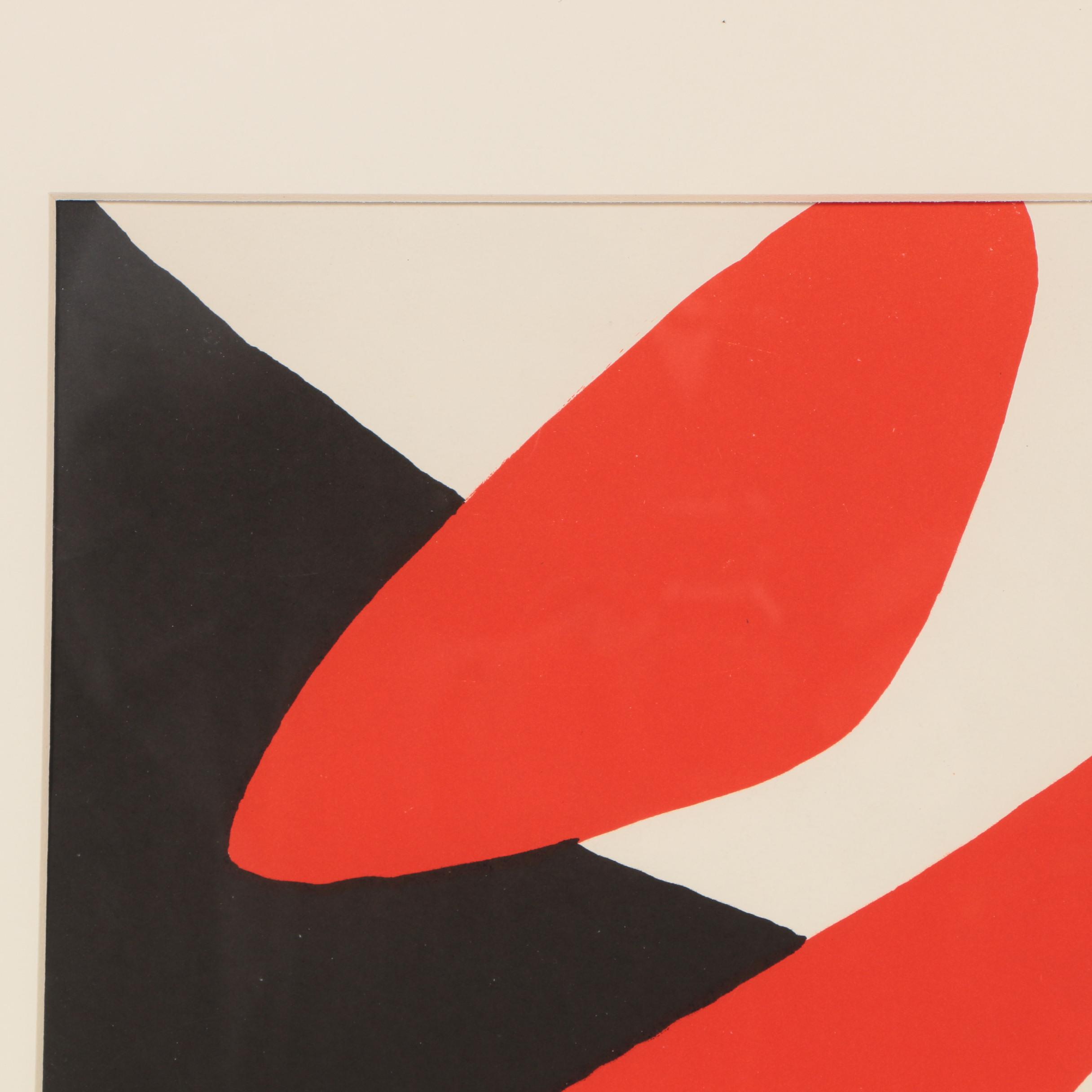Alexander Calder Lithograph Cover for "Derrière le Miroir"