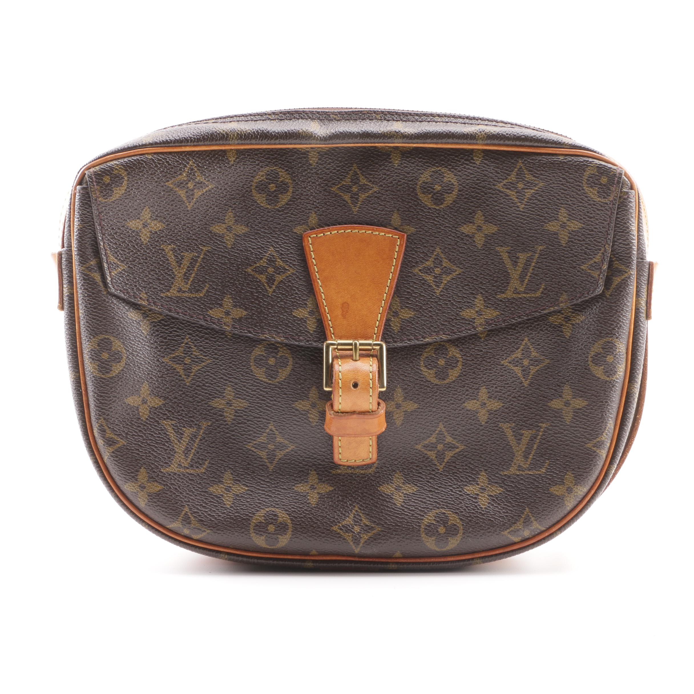 1987 Vintage Louis Vuitton Jeune Fille Monogram Canvas Crossbody Bag