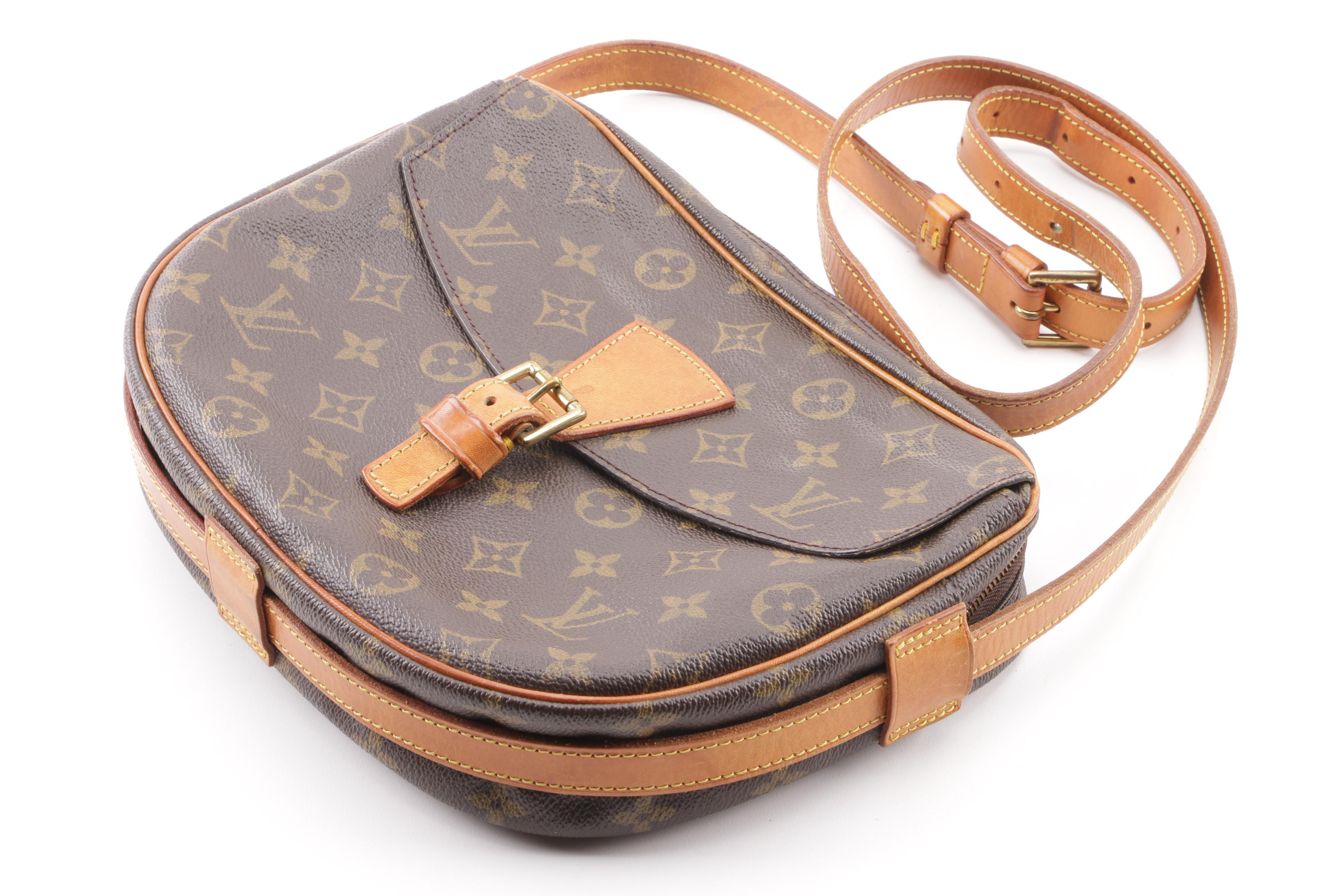 1987 Vintage Louis Vuitton Jeune Fille Monogram Canvas Crossbody Bag