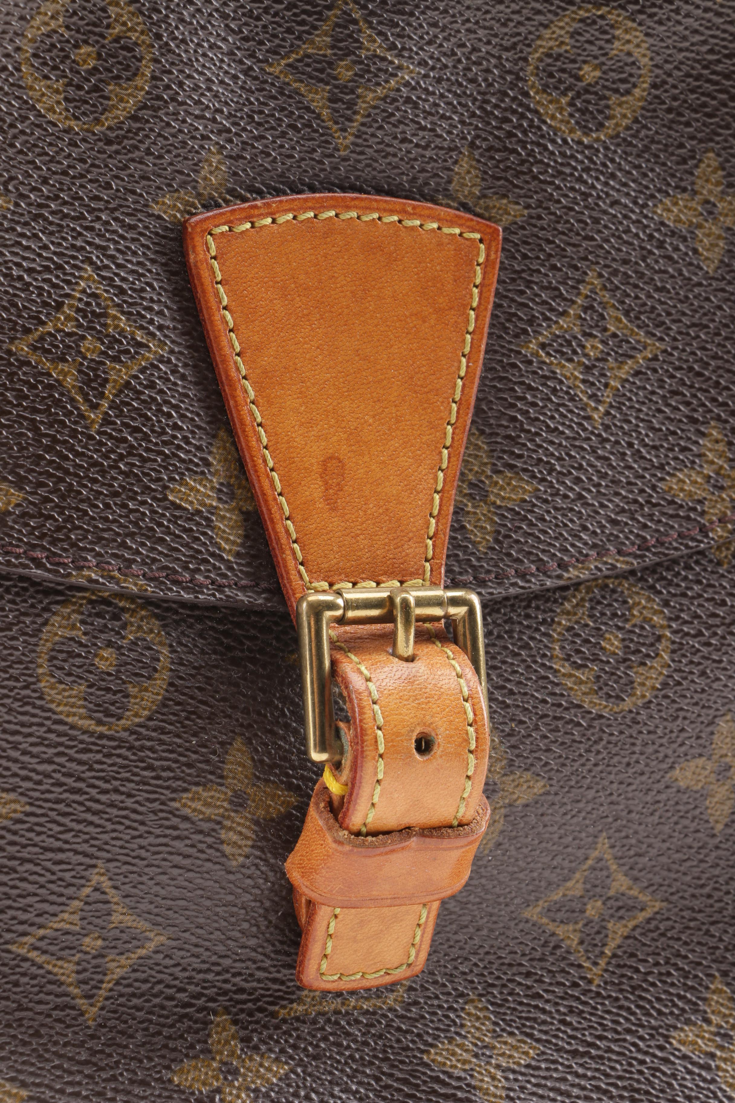 1987 Vintage Louis Vuitton Jeune Fille Monogram Canvas Crossbody Bag
