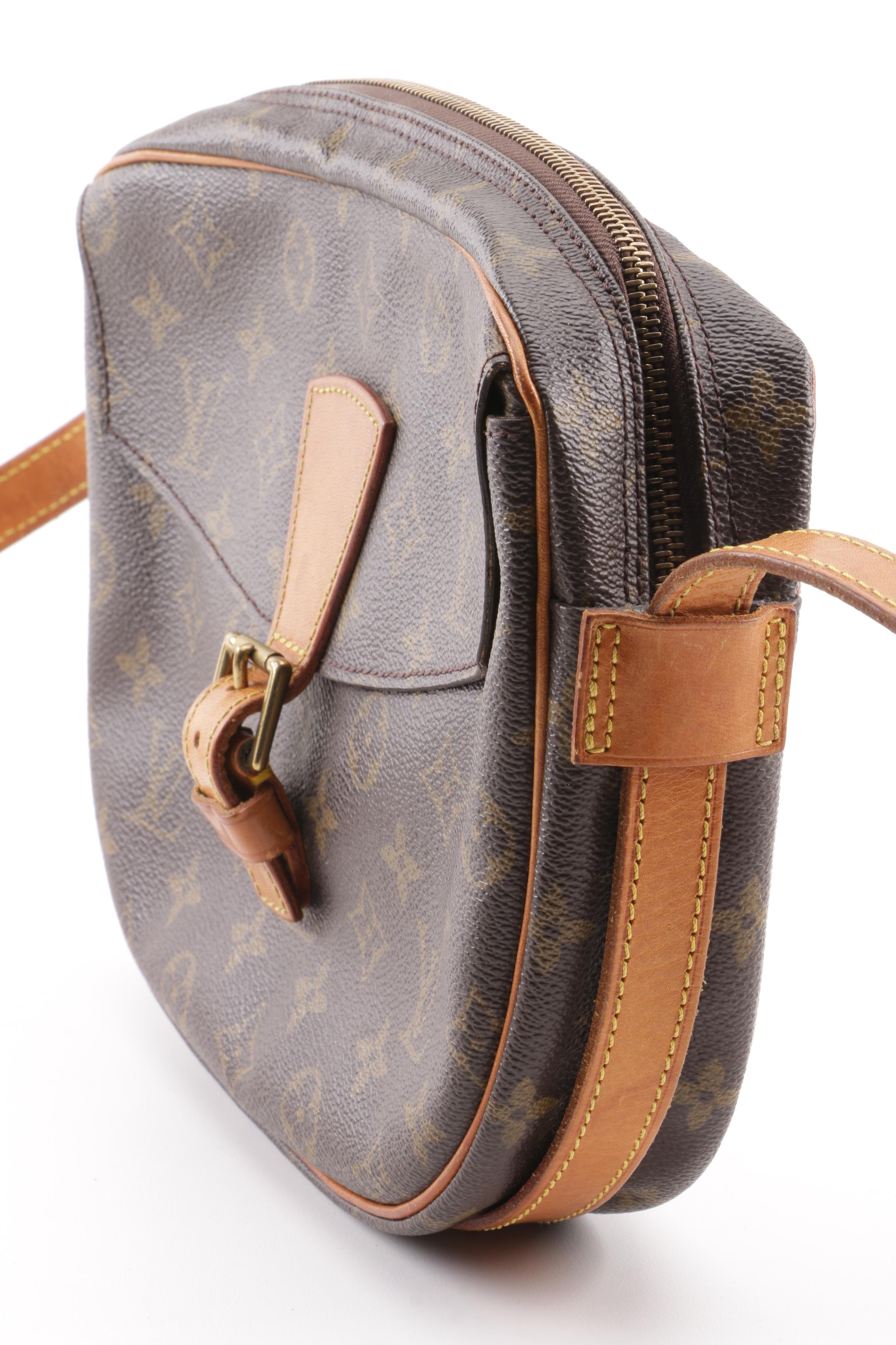 1987 Vintage Louis Vuitton Jeune Fille Monogram Canvas Crossbody Bag