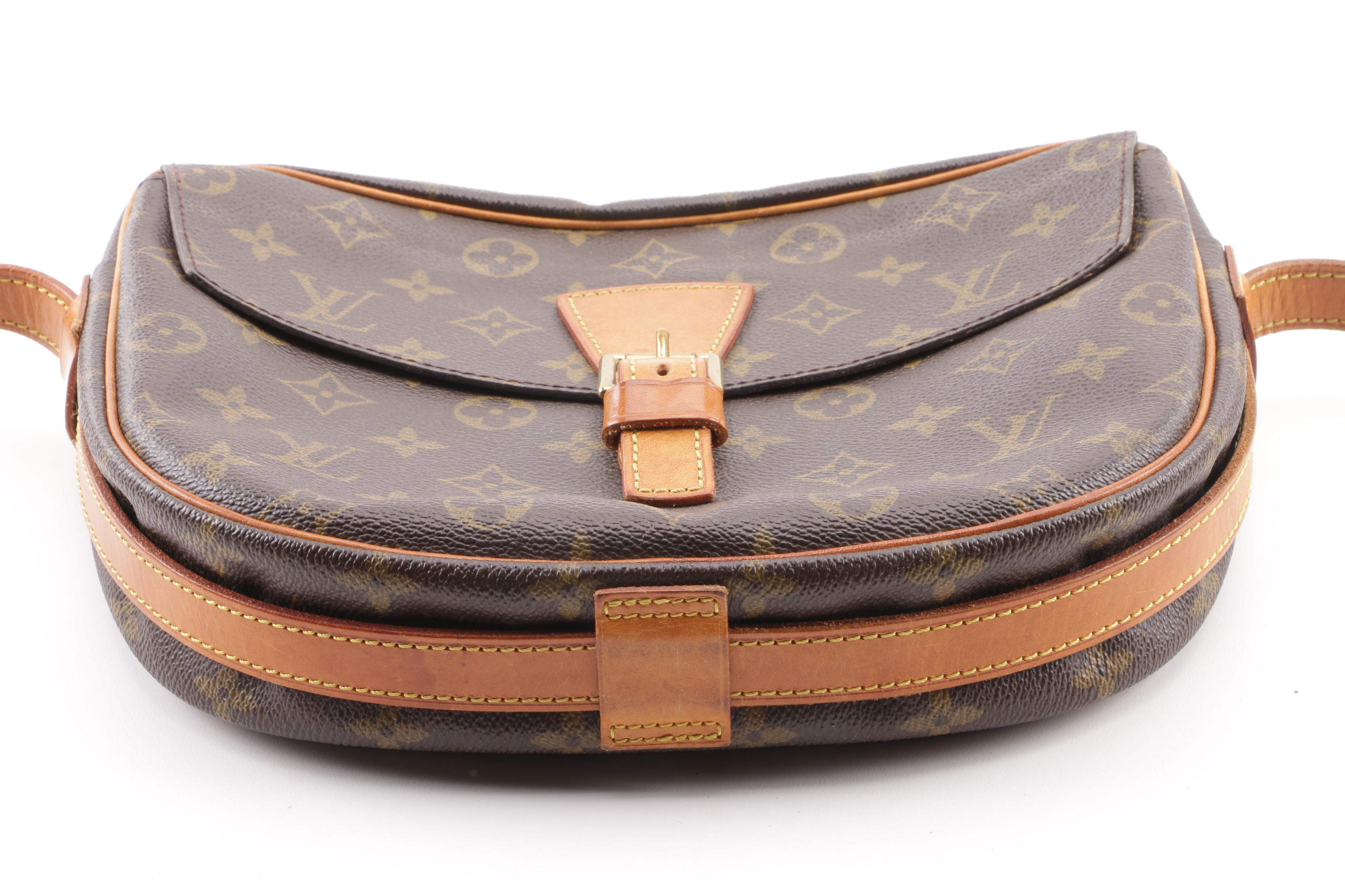 1987 Vintage Louis Vuitton Jeune Fille Monogram Canvas Crossbody Bag