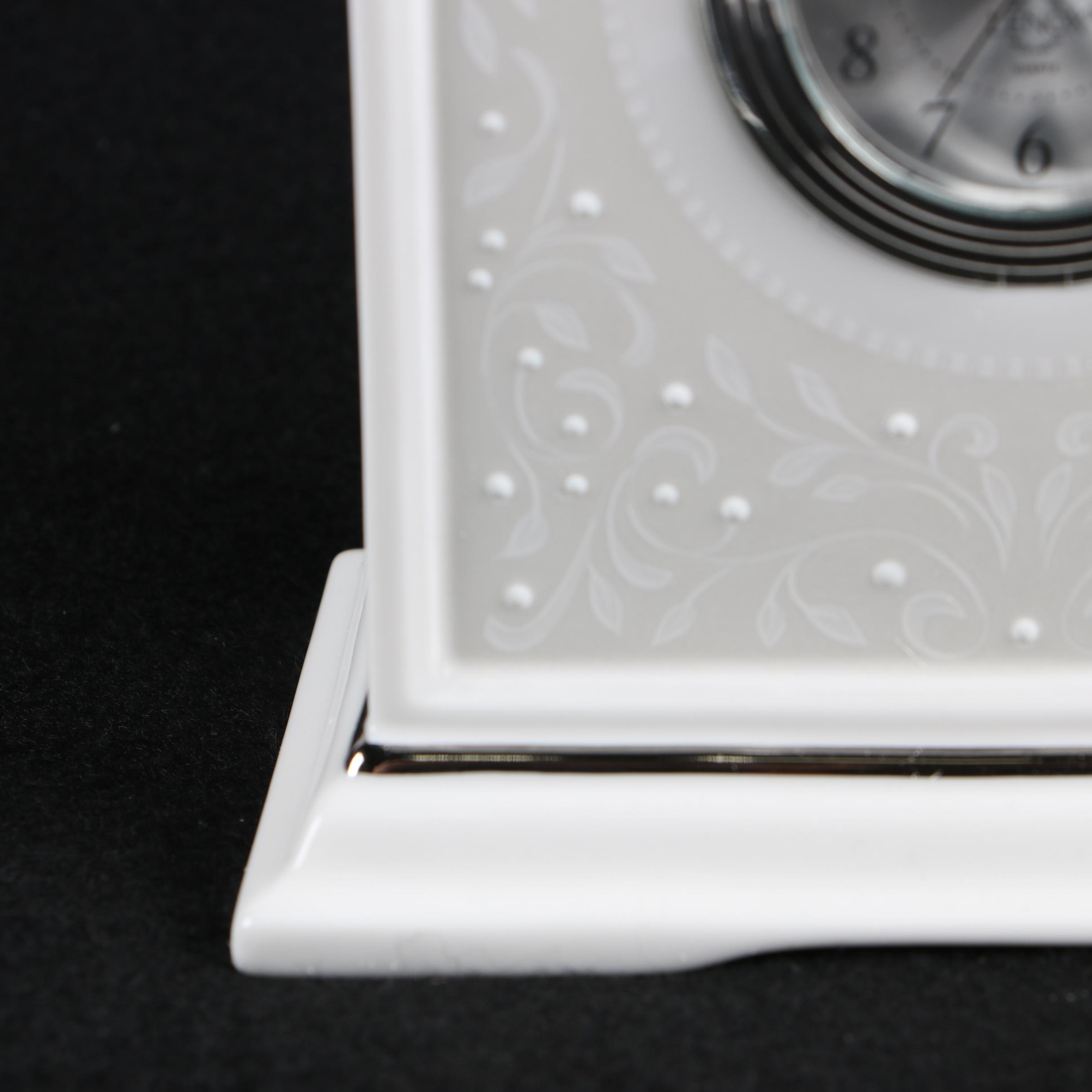 Lenox Porcelain "Opal Innocence" Mantel Clock