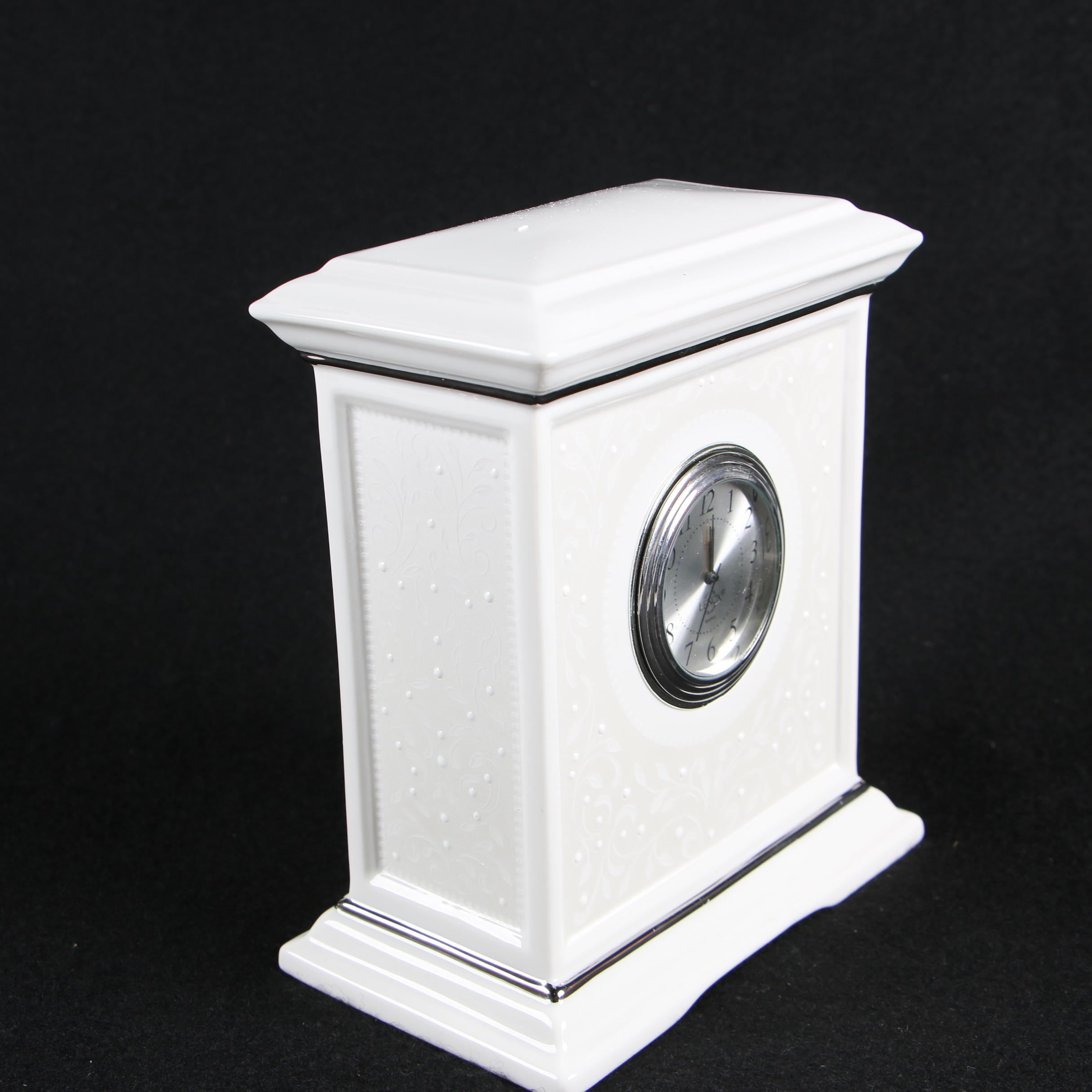 Lenox Porcelain "Opal Innocence" Mantel Clock