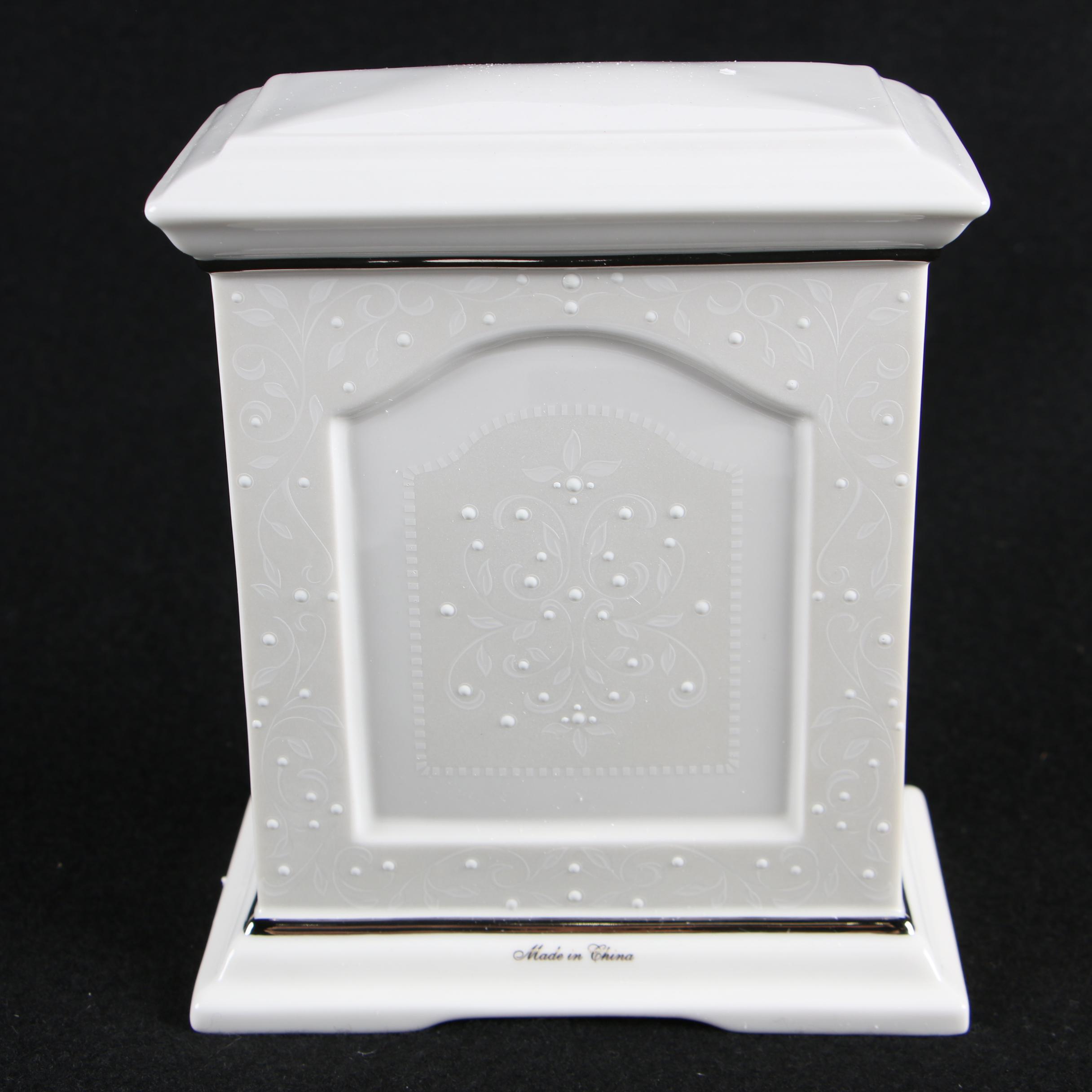 Lenox Porcelain "Opal Innocence" Mantel Clock