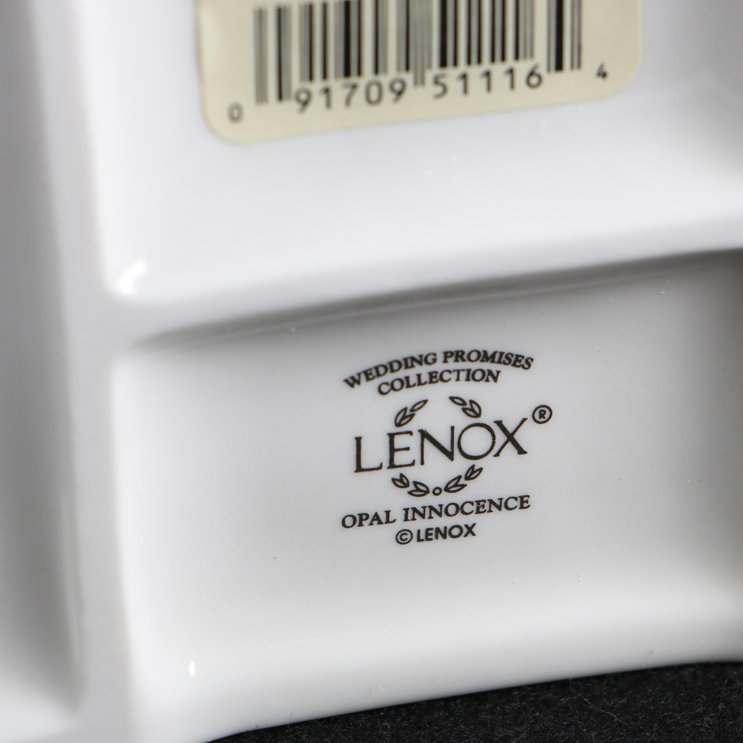 Lenox Porcelain "Opal Innocence" Mantel Clock