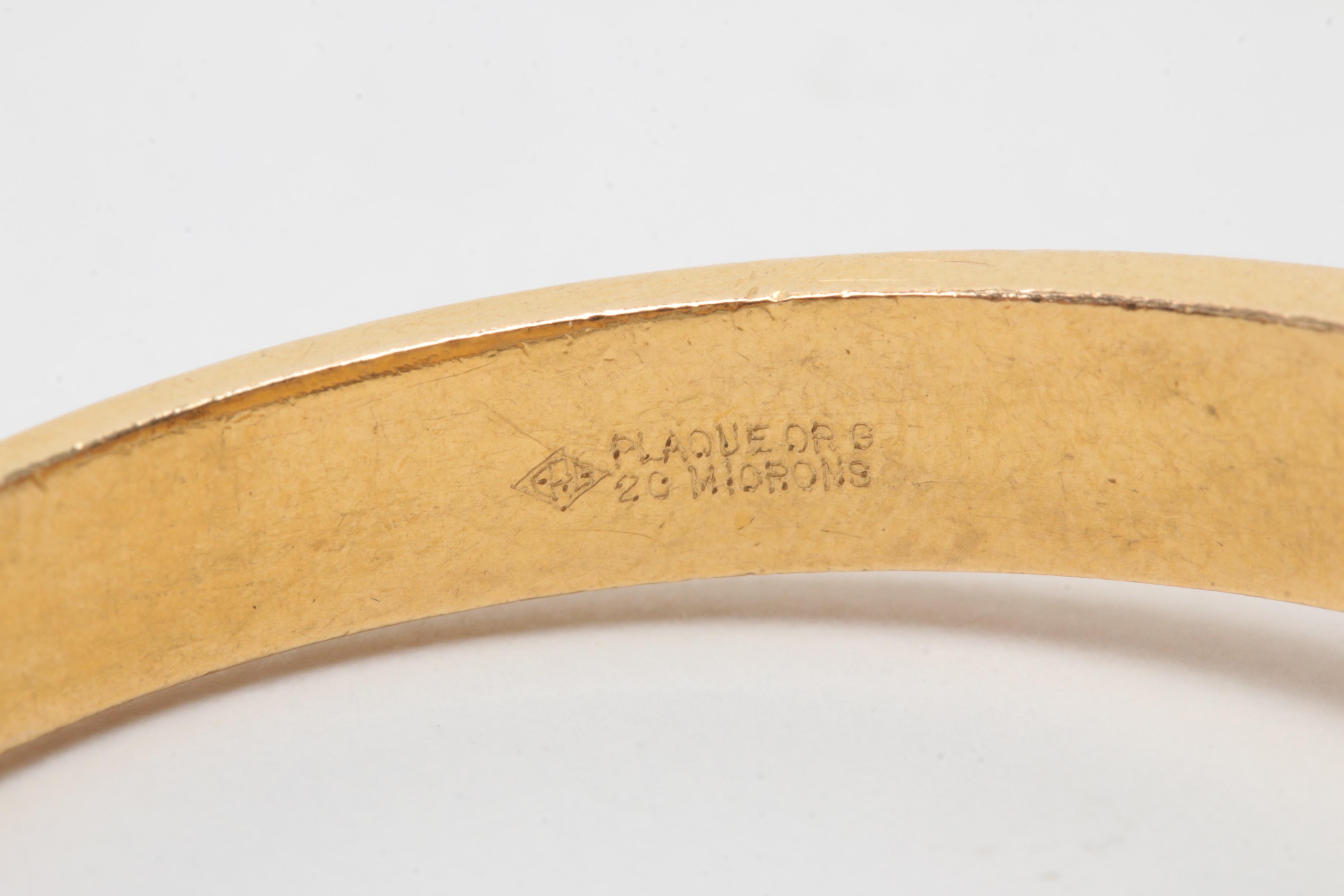 Bucherer Gold Plate Enamel Watch