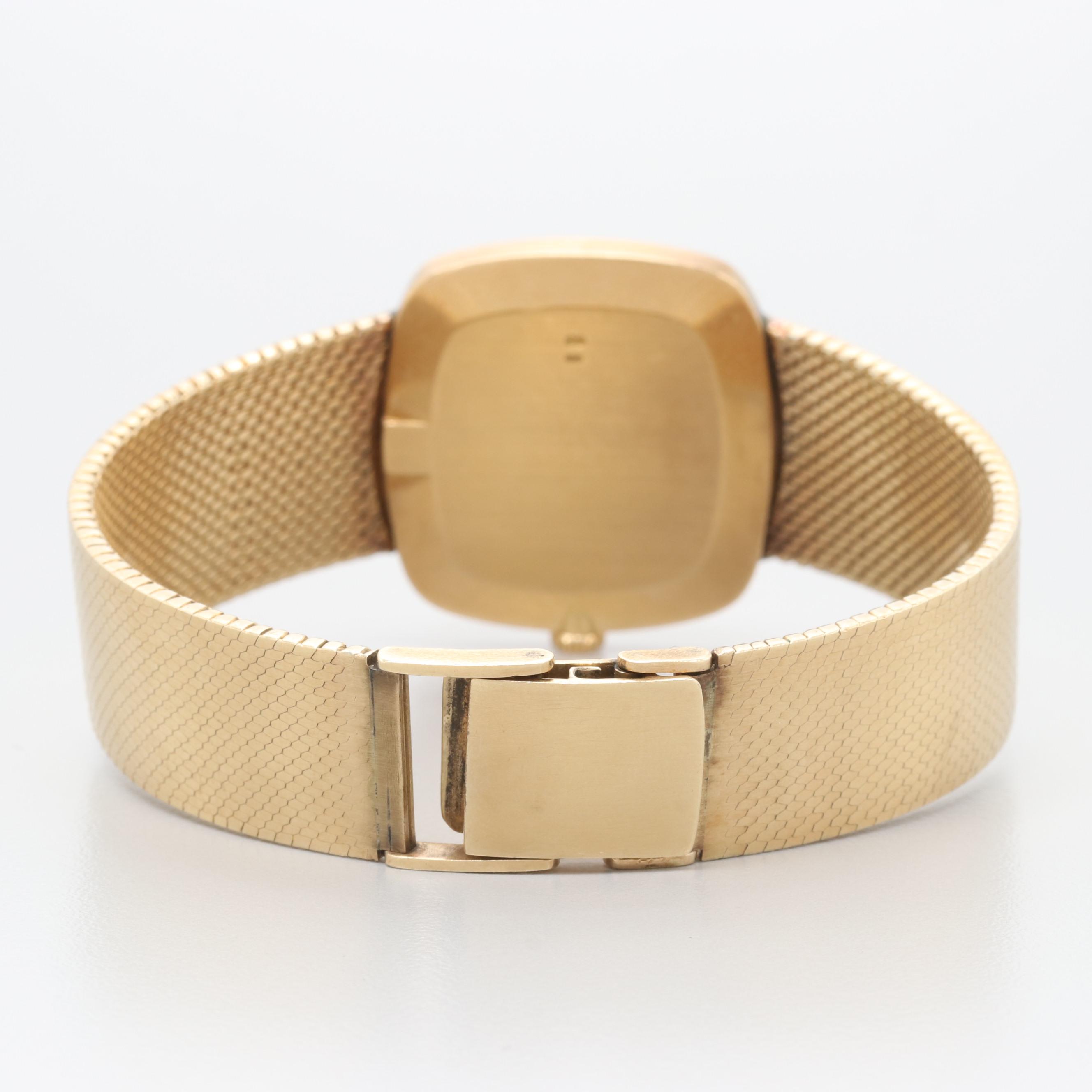 1976 Rolex Cellini 18K Yellow Gold Diamond Watch