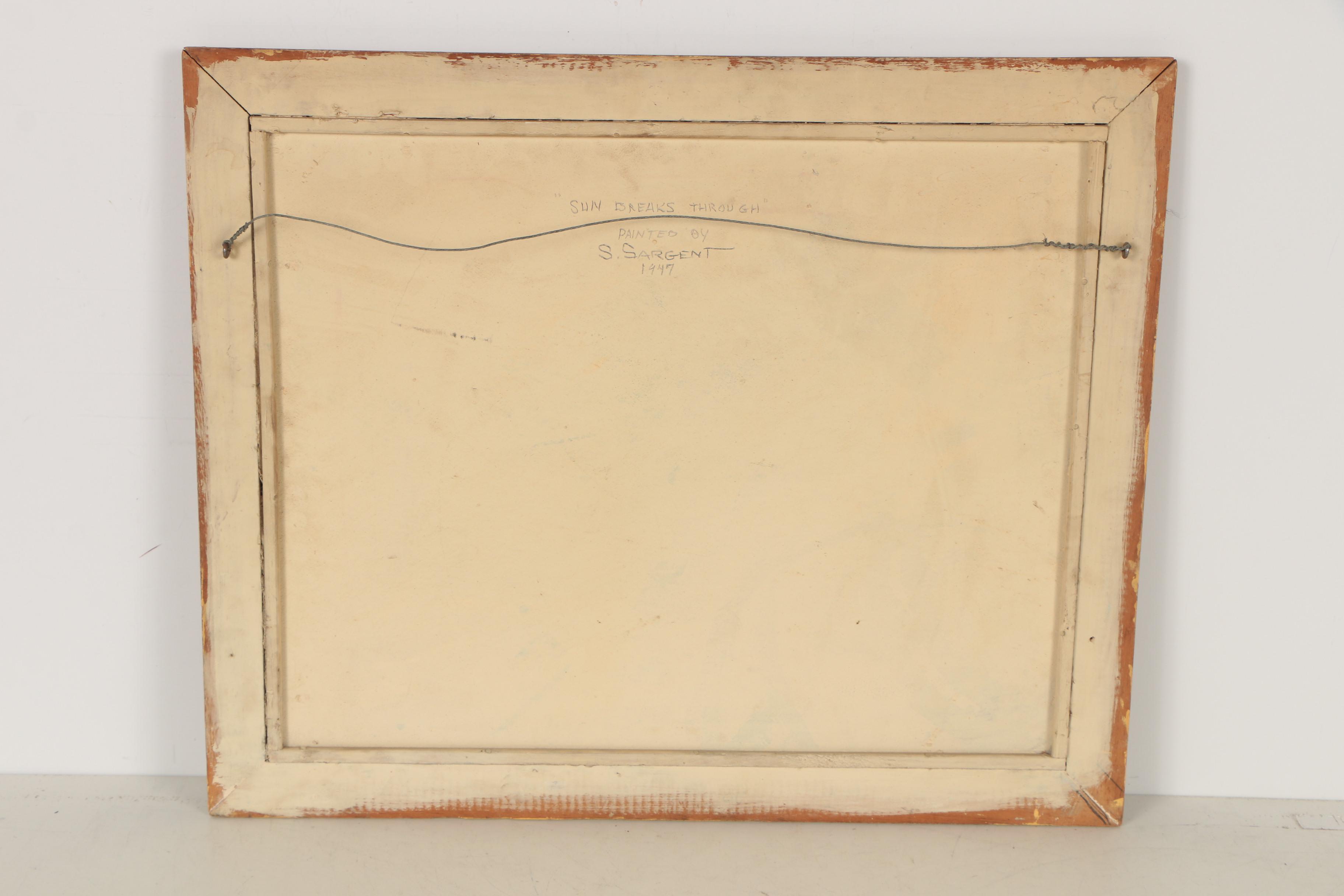 Sam Sargent Oil Painting "Sun Breaks Through"