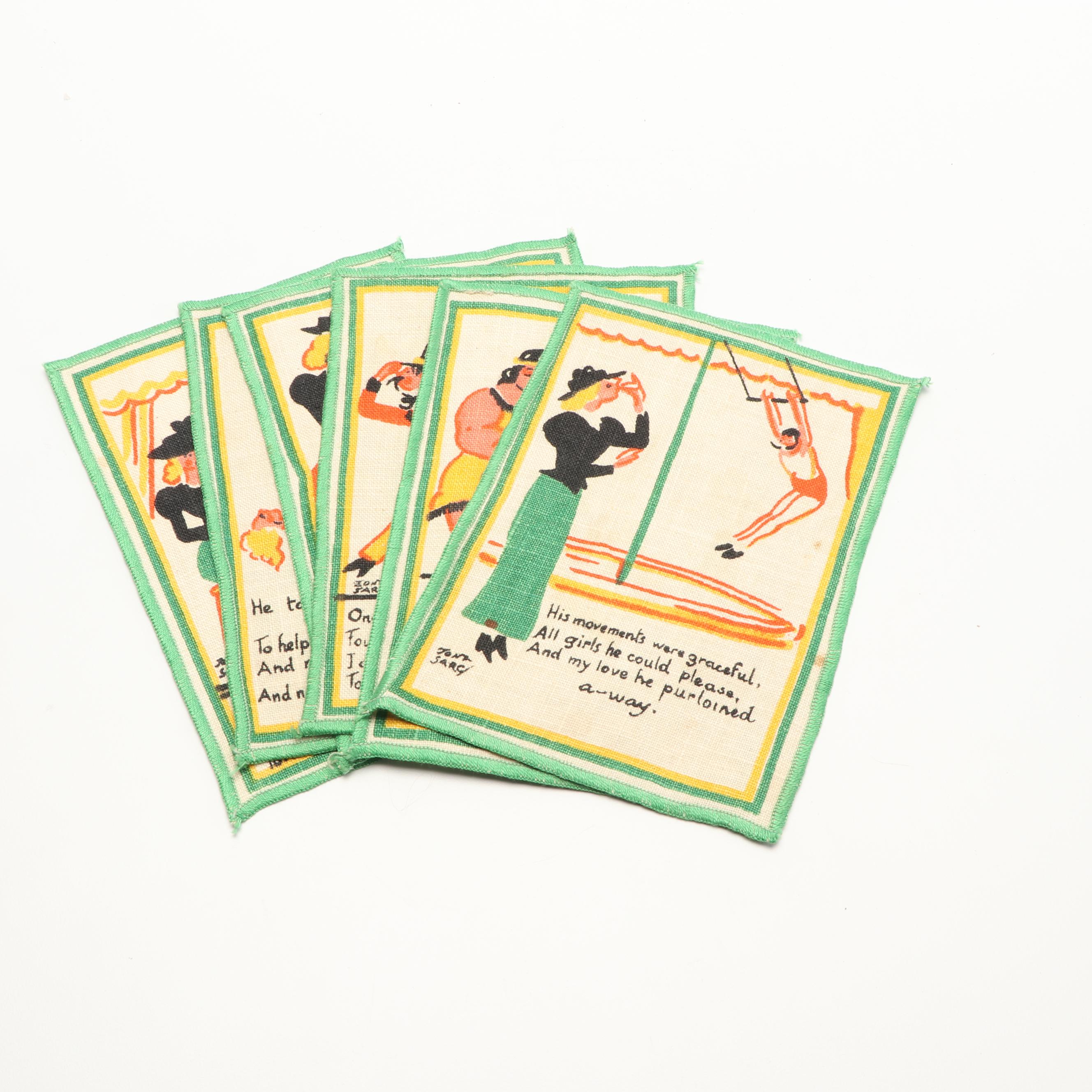 Vintage Marshall Field's Cocktail Napkins