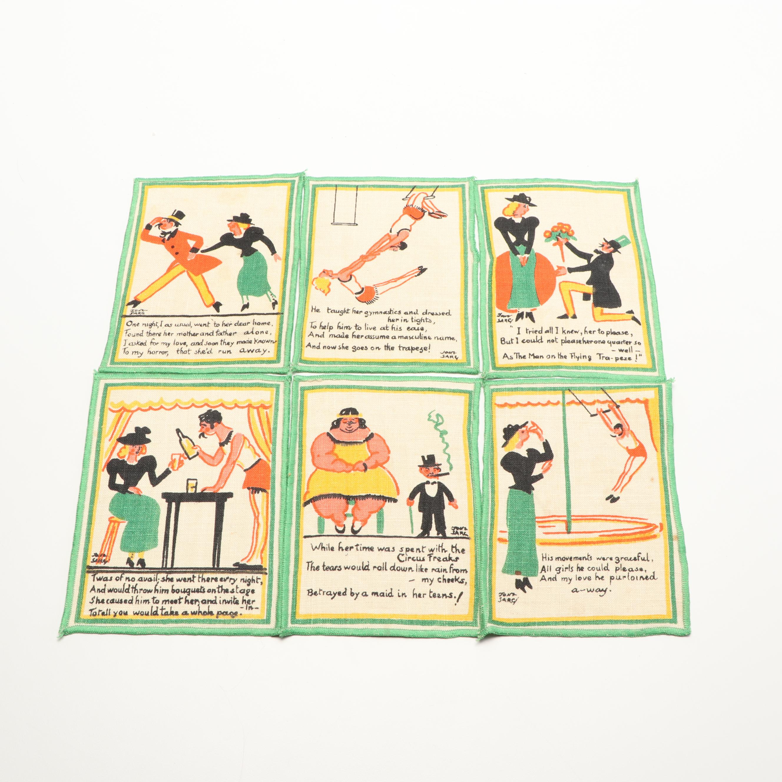 Vintage Marshall Field's Cocktail Napkins