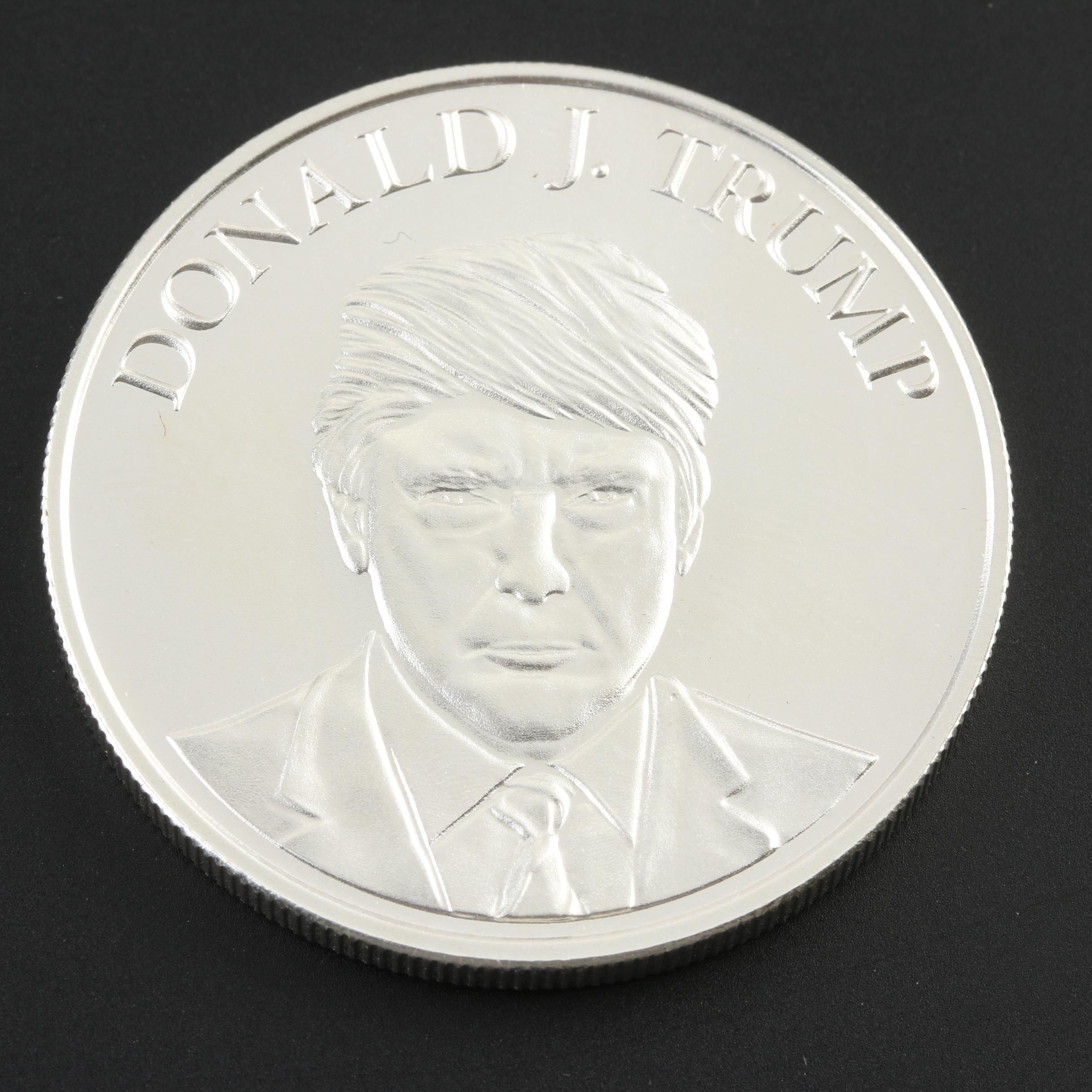 Donald J. Trump Commemorative Presidential Silver Round