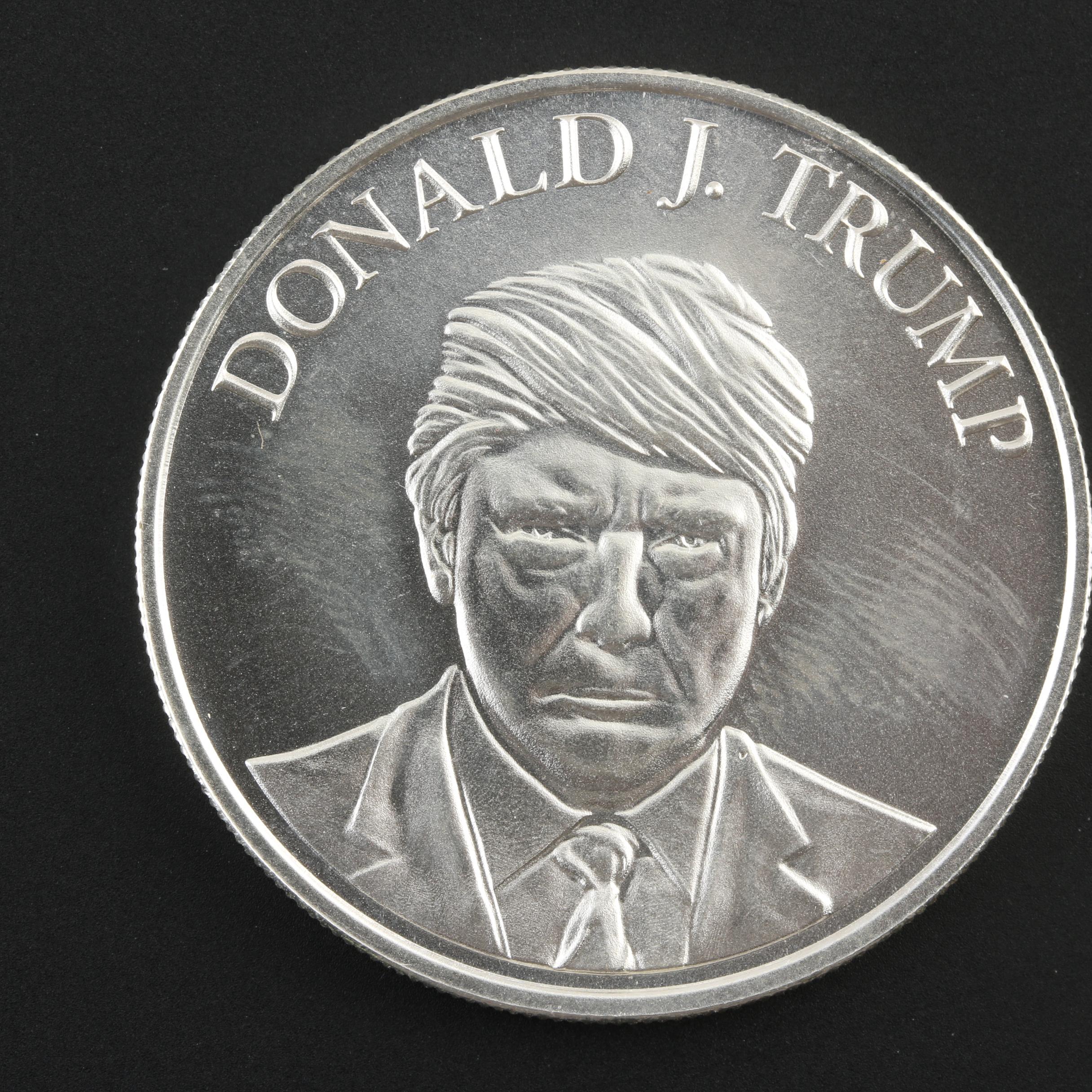 Donald J. Trump Commemorative Presidential Silver Round