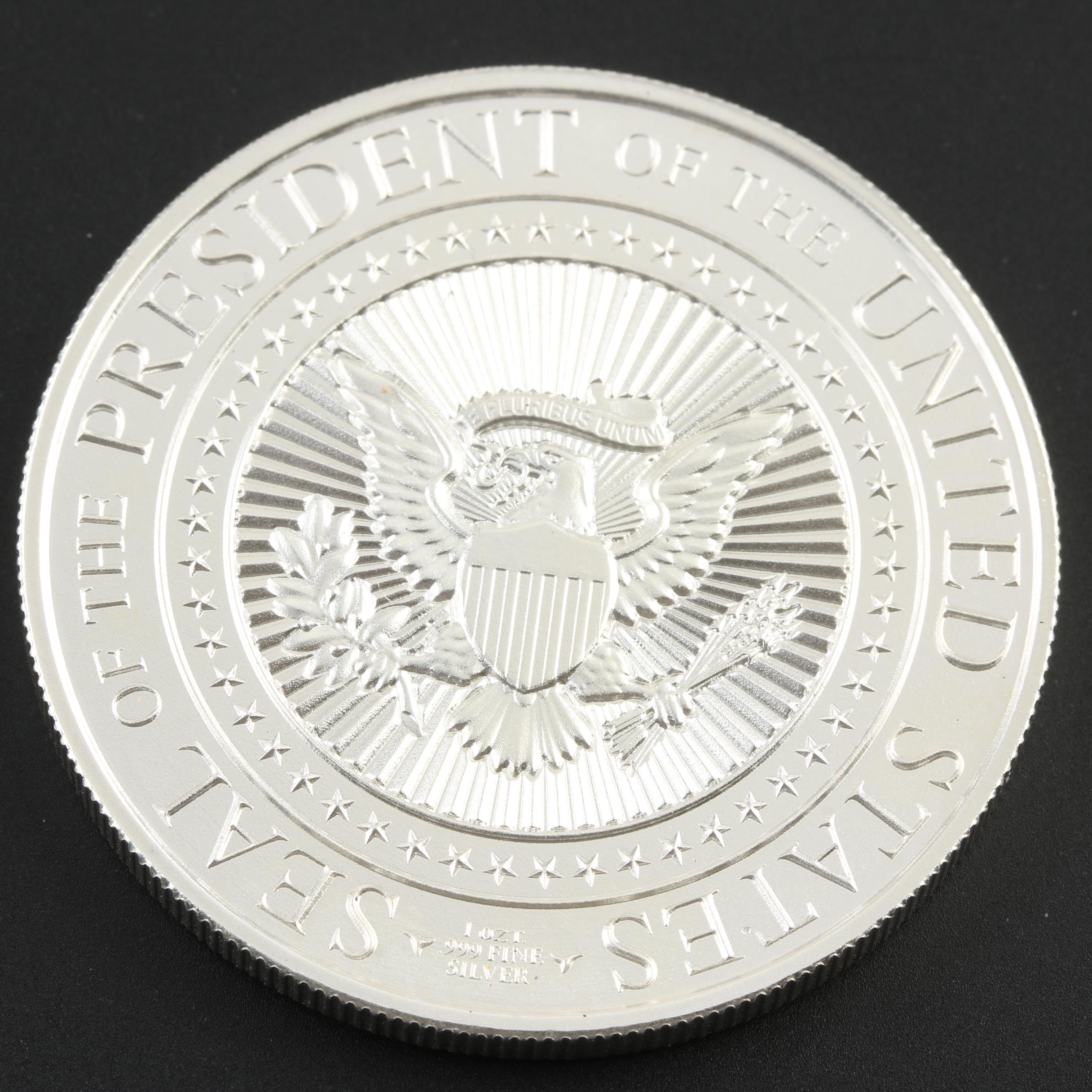 Donald J. Trump Commemorative Presidential Silver Round