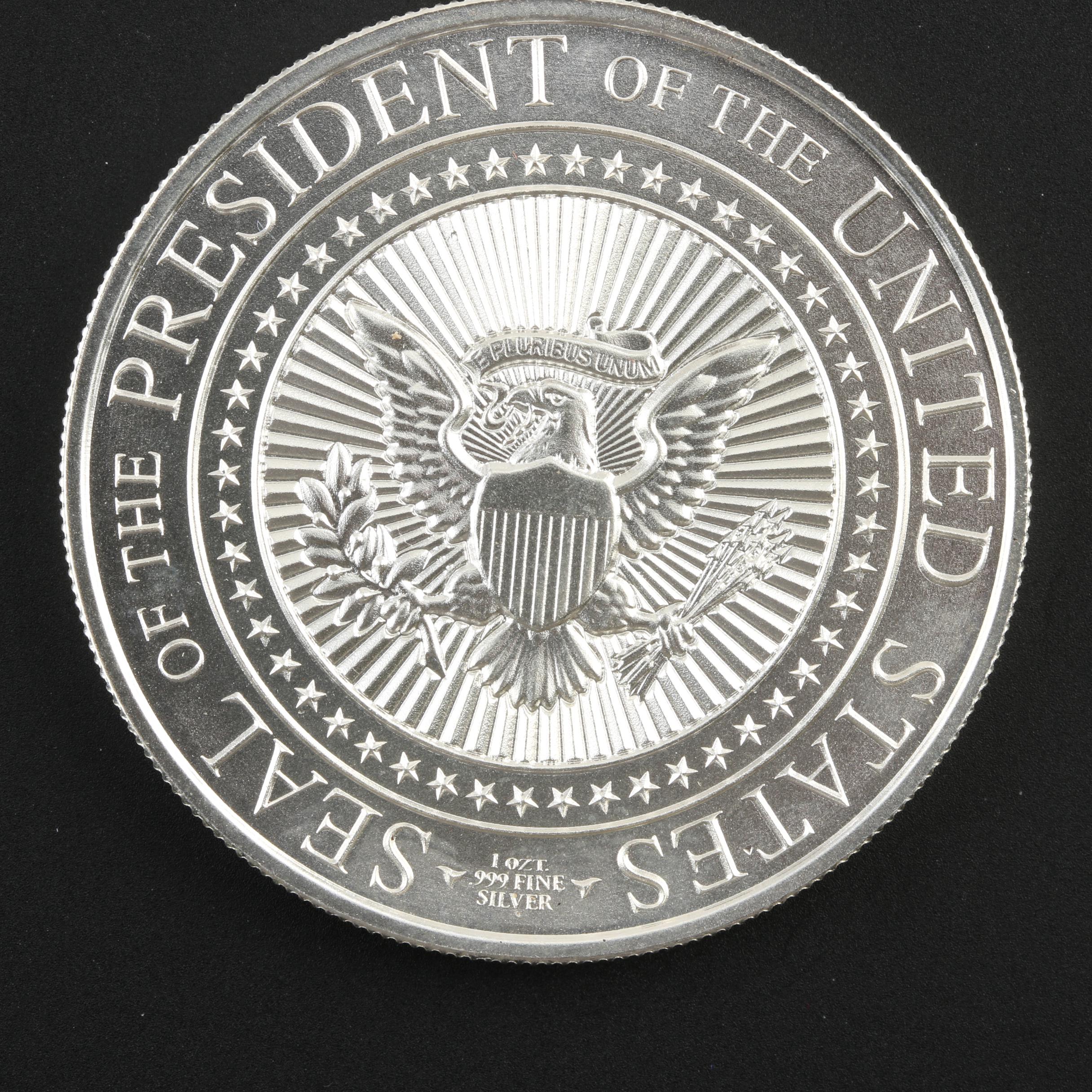 Donald J. Trump Commemorative Presidential Silver Round