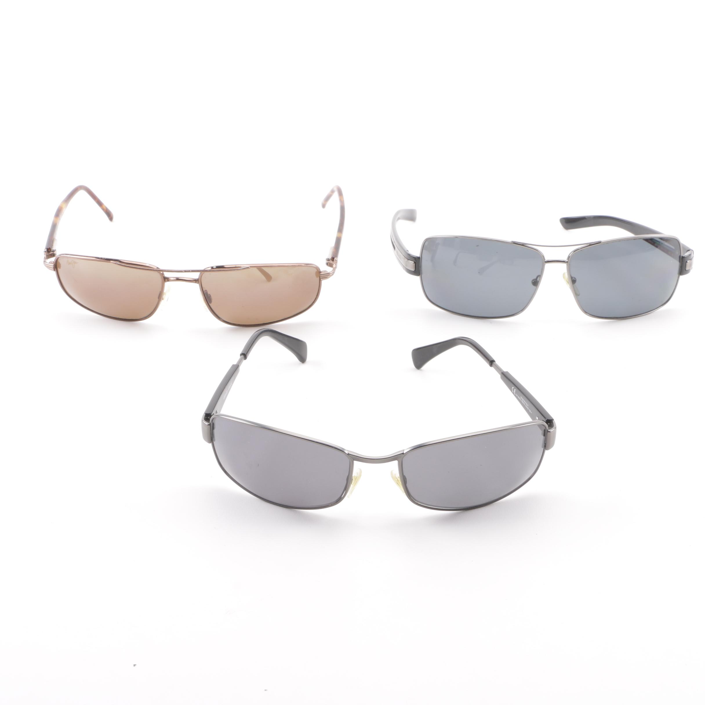 Prada, Giorgio Armani and Maui Jim  Sunglasses