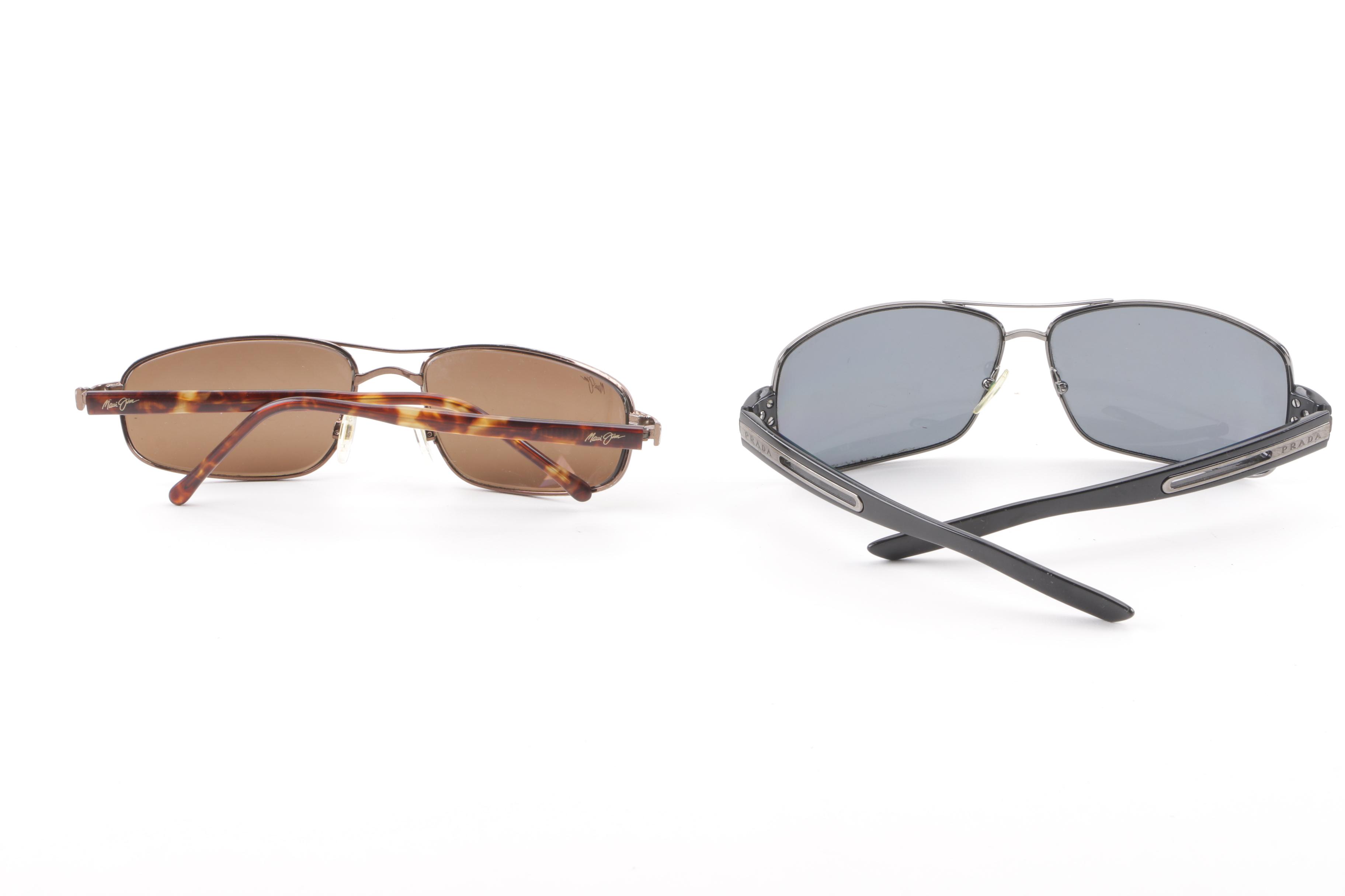 Prada, Giorgio Armani and Maui Jim  Sunglasses