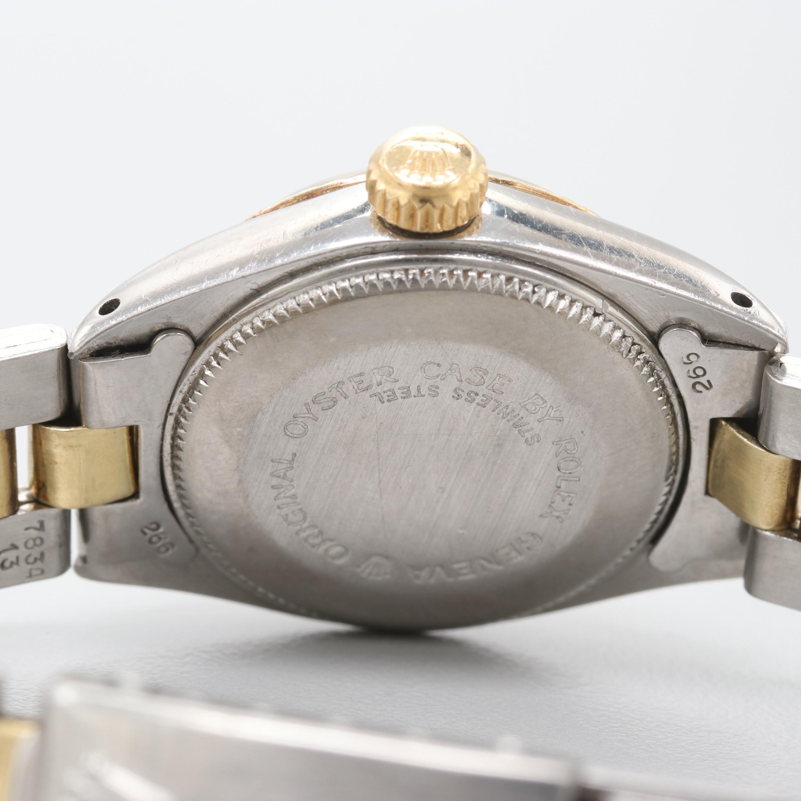 Tudor Princess Oysterdate 14K Yellow Gold and Stainless Steel Watch