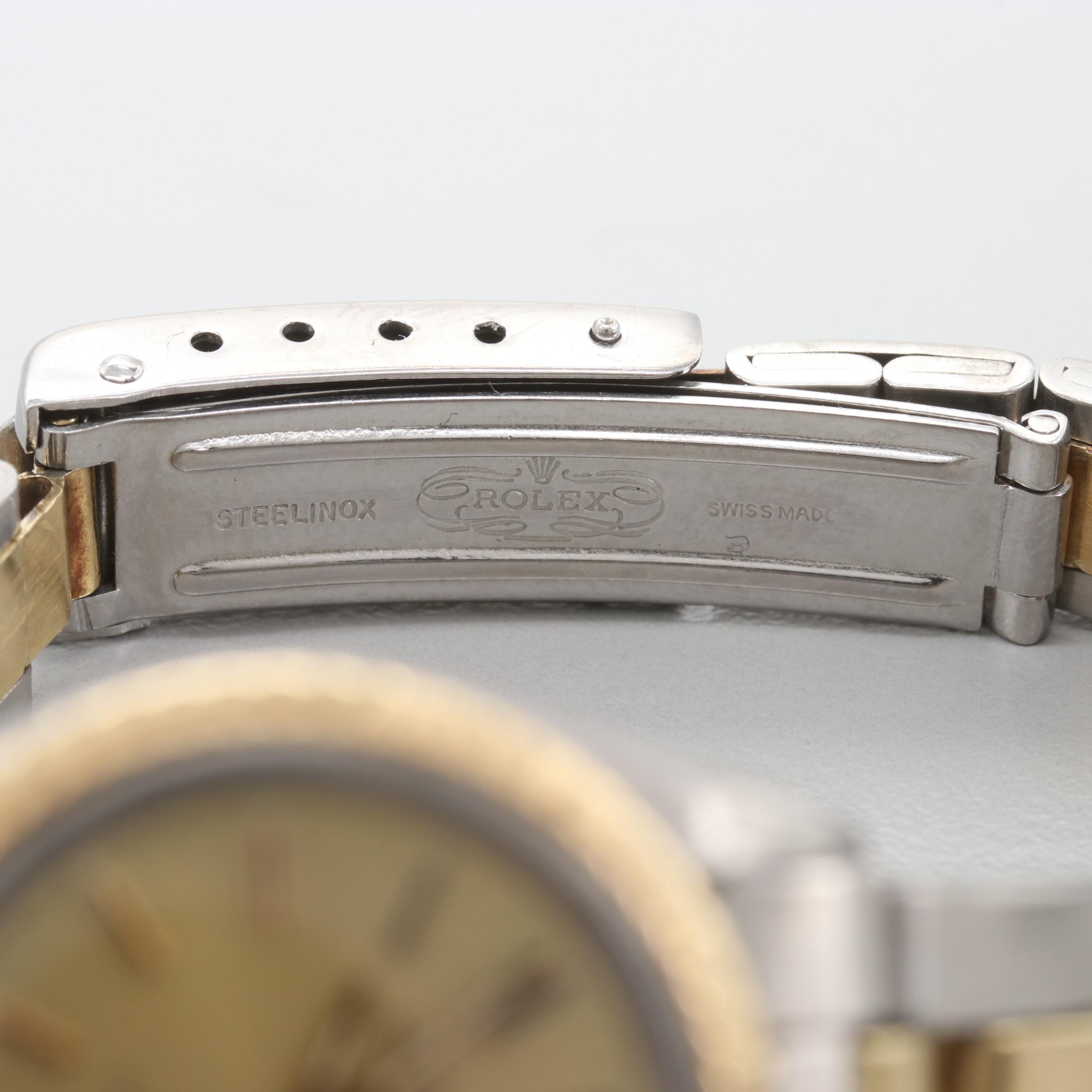 Tudor Princess Oysterdate 14K Yellow Gold and Stainless Steel Watch