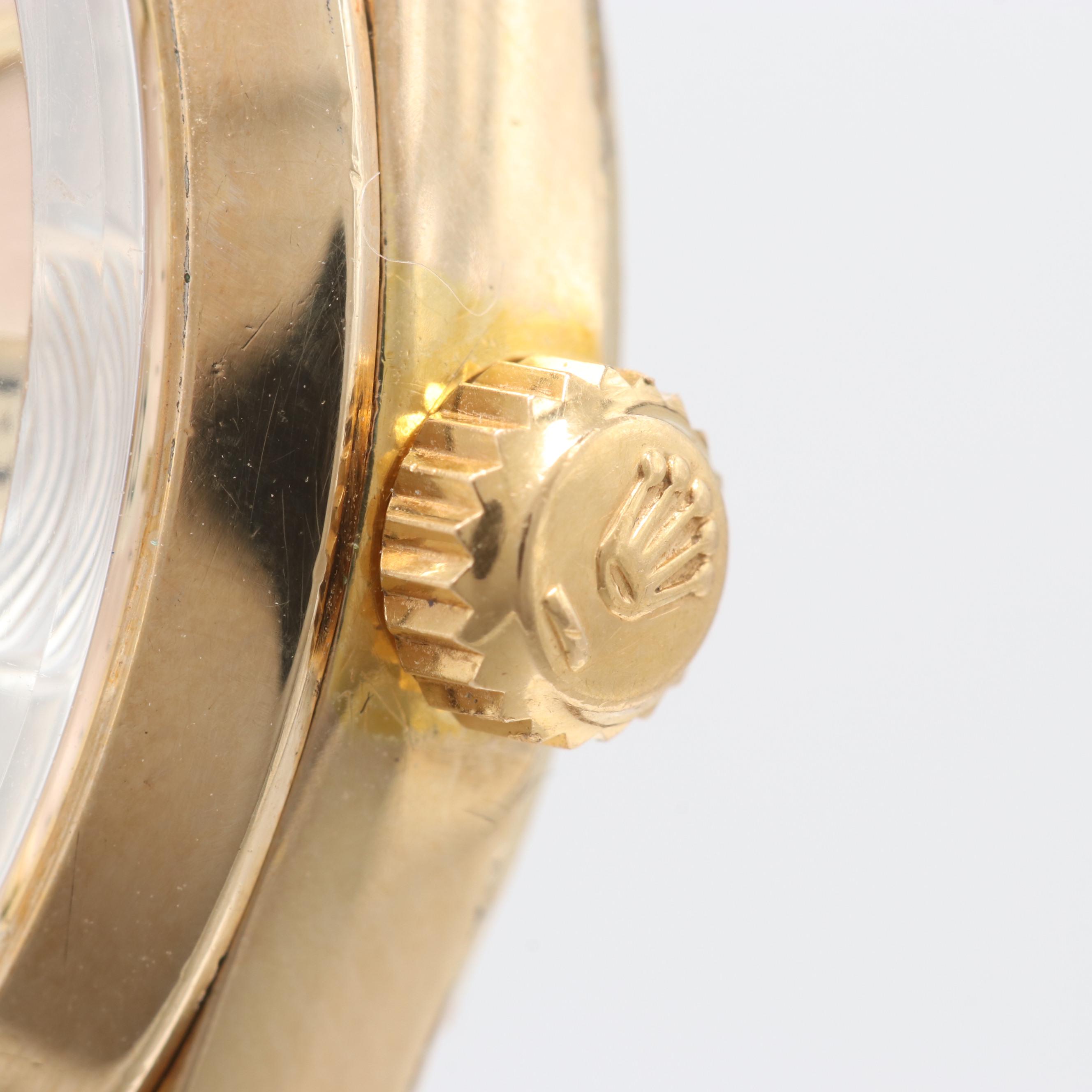 Vintage Rolex Oysterdate Model 6694 Gold Capped Watch