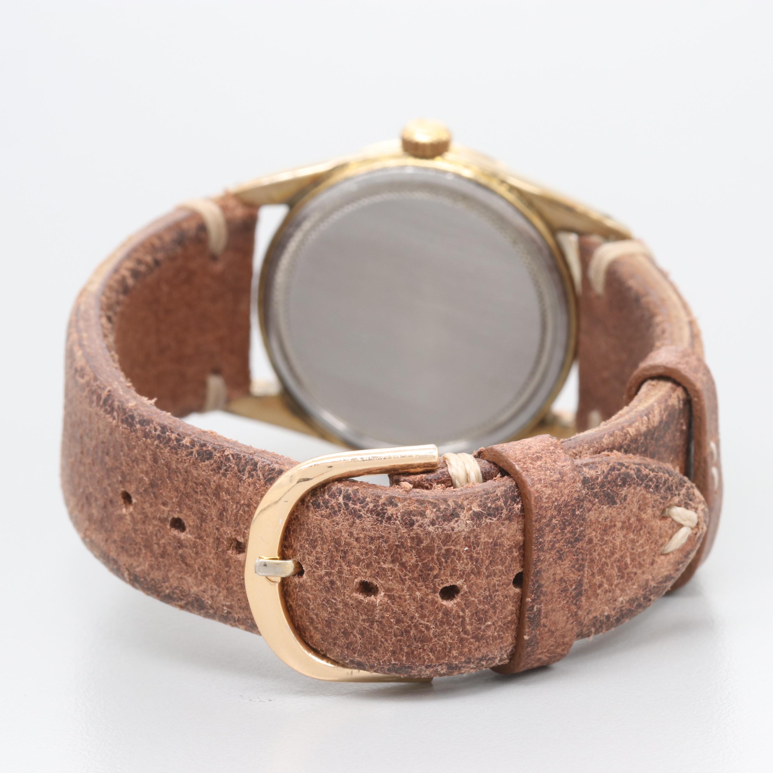 Vintage Rolex Oysterdate Model 6694 Gold Capped Watch