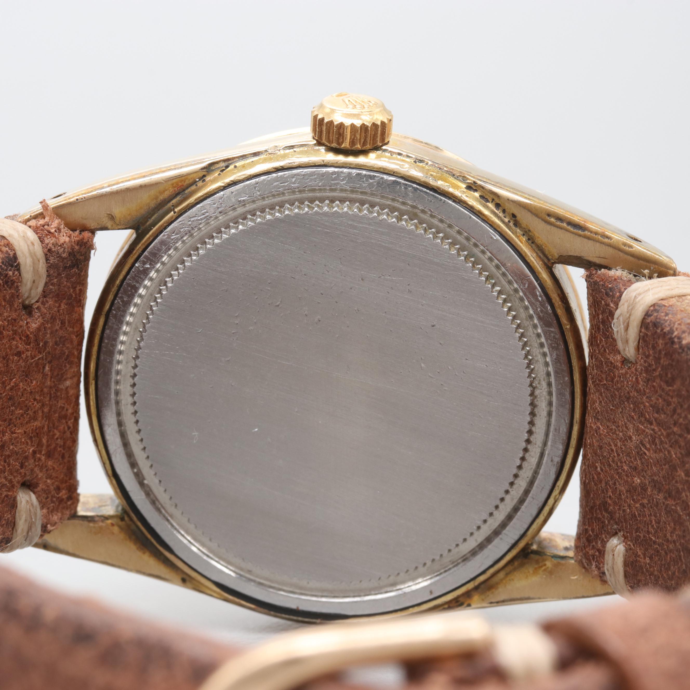 Vintage Rolex Oysterdate Model 6694 Gold Capped Watch