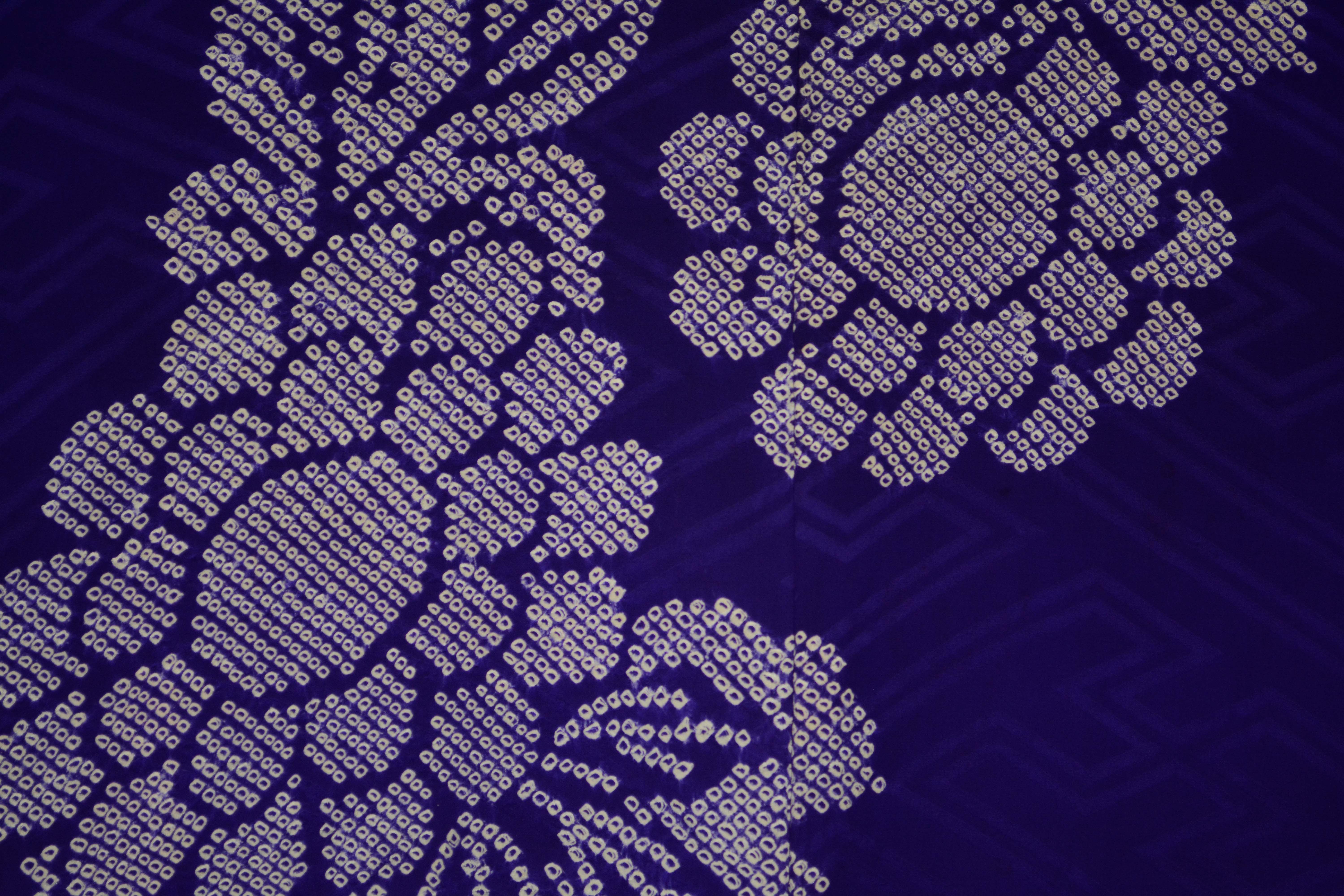 Circa 1910 Antique Handwoven Silk Damask Haori Jacket