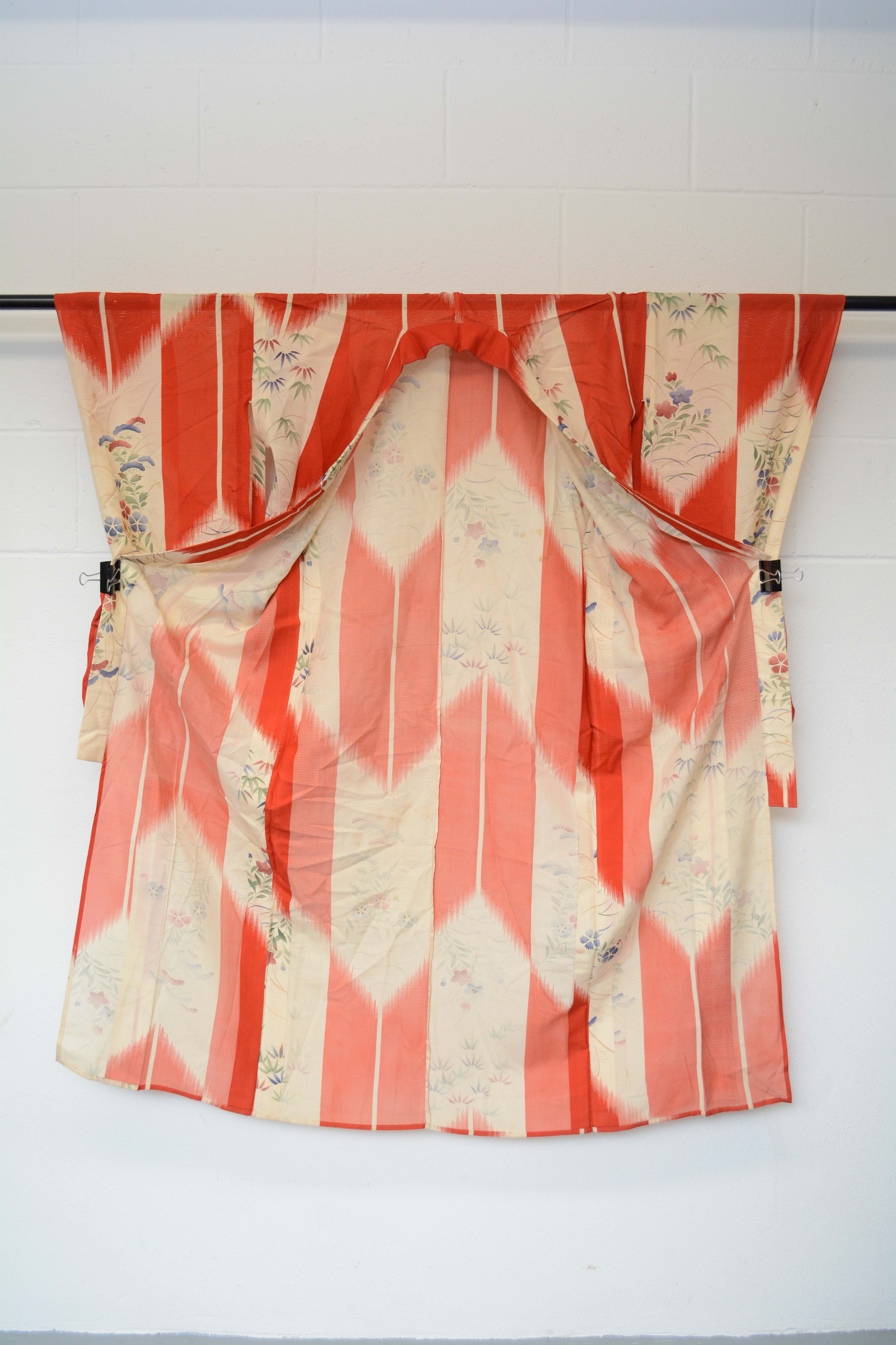 Circa 1900 Antique Handwoven Ro Silk Kimono