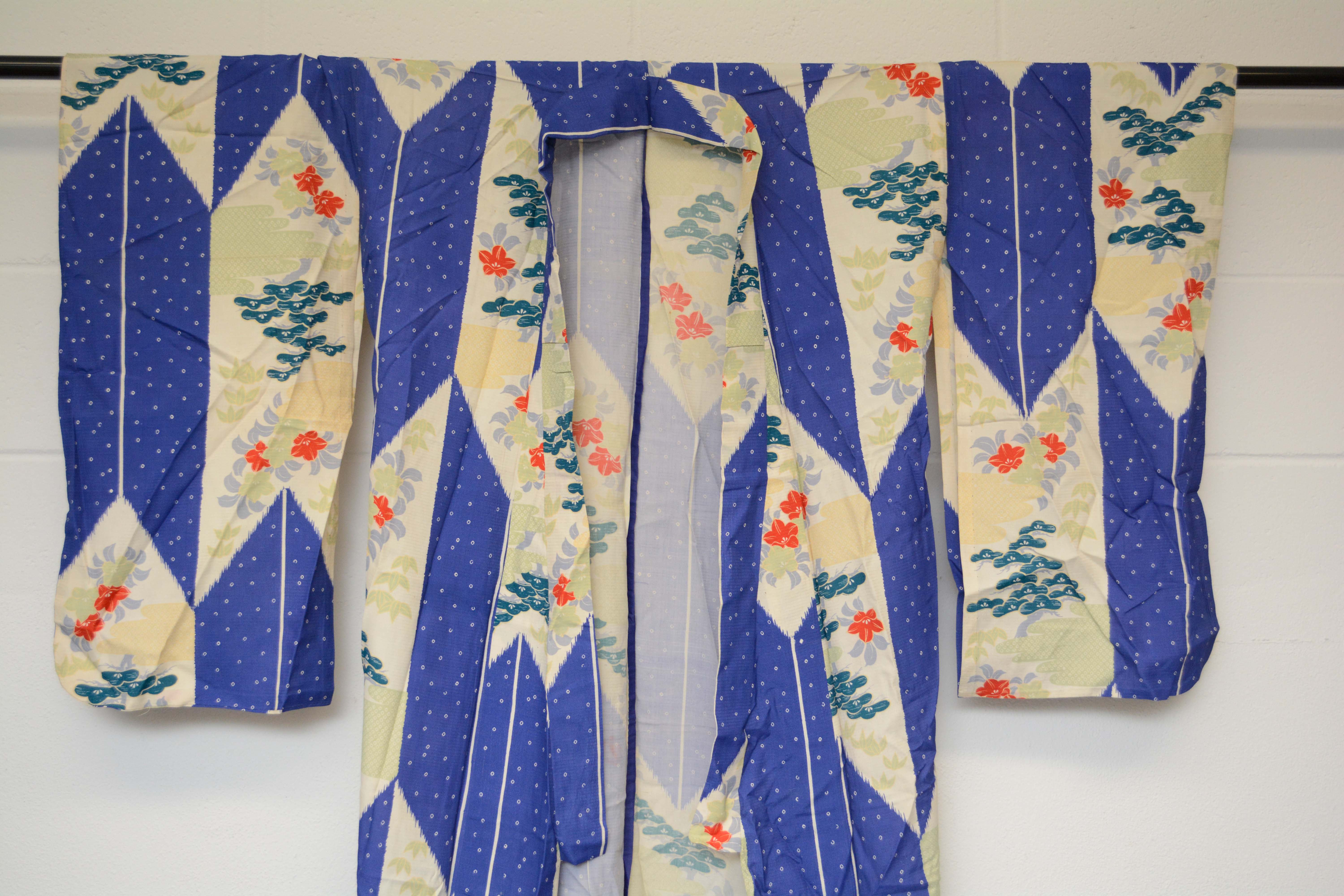 Circa 1900s Antique Handwoven Ro Silk Kofurisode Kimono