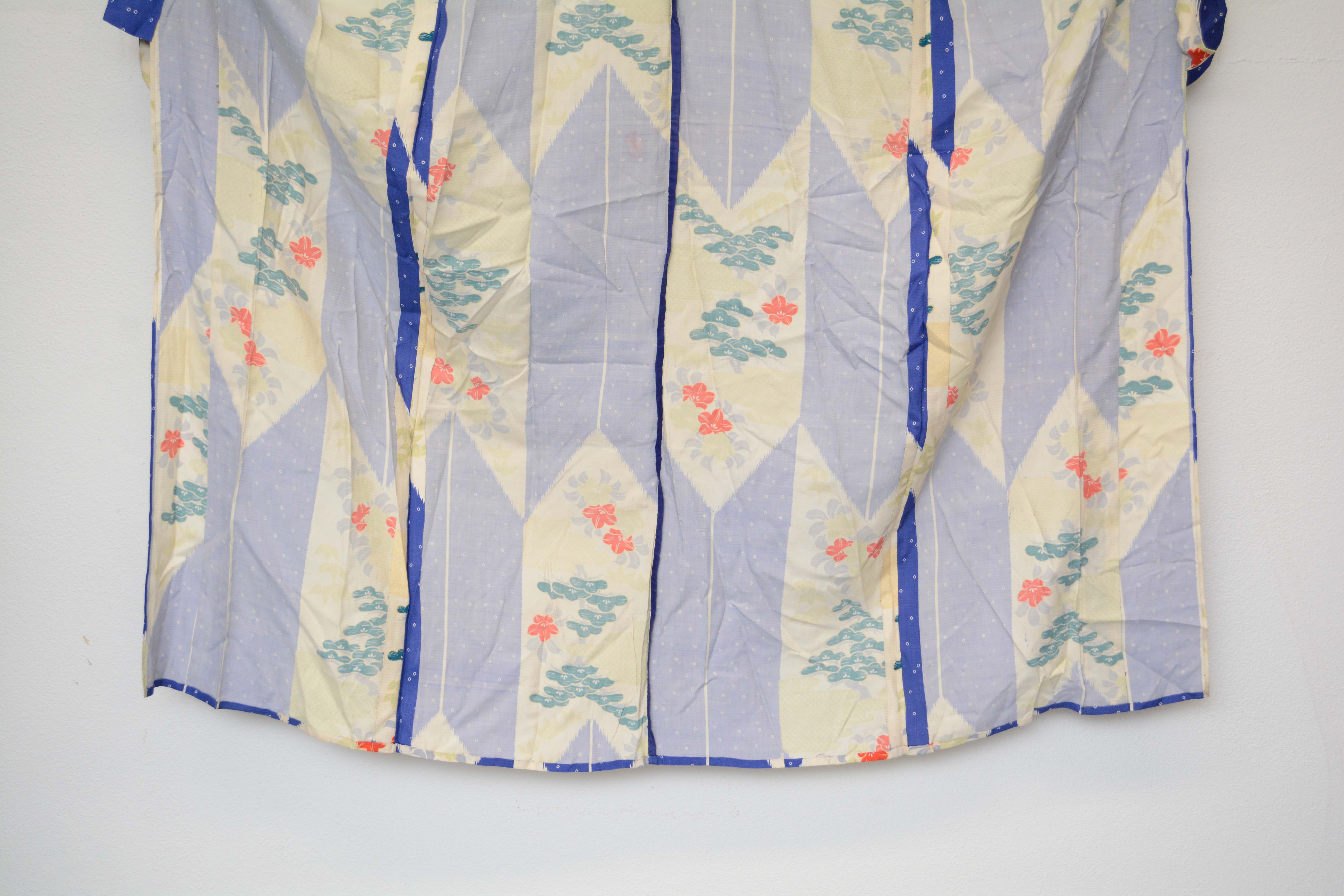 Circa 1900s Antique Handwoven Ro Silk Kofurisode Kimono