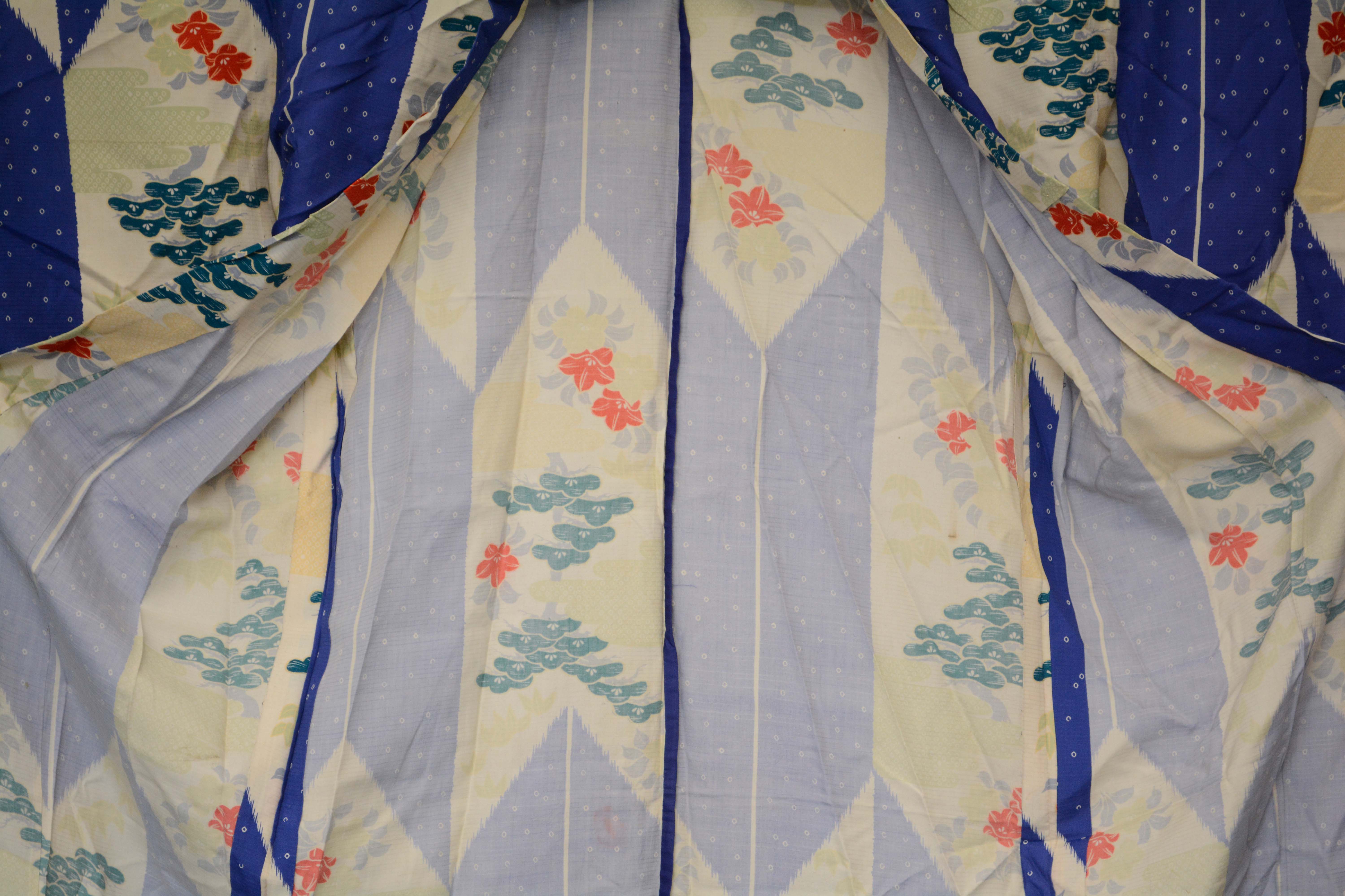 Circa 1900s Antique Handwoven Ro Silk Kofurisode Kimono