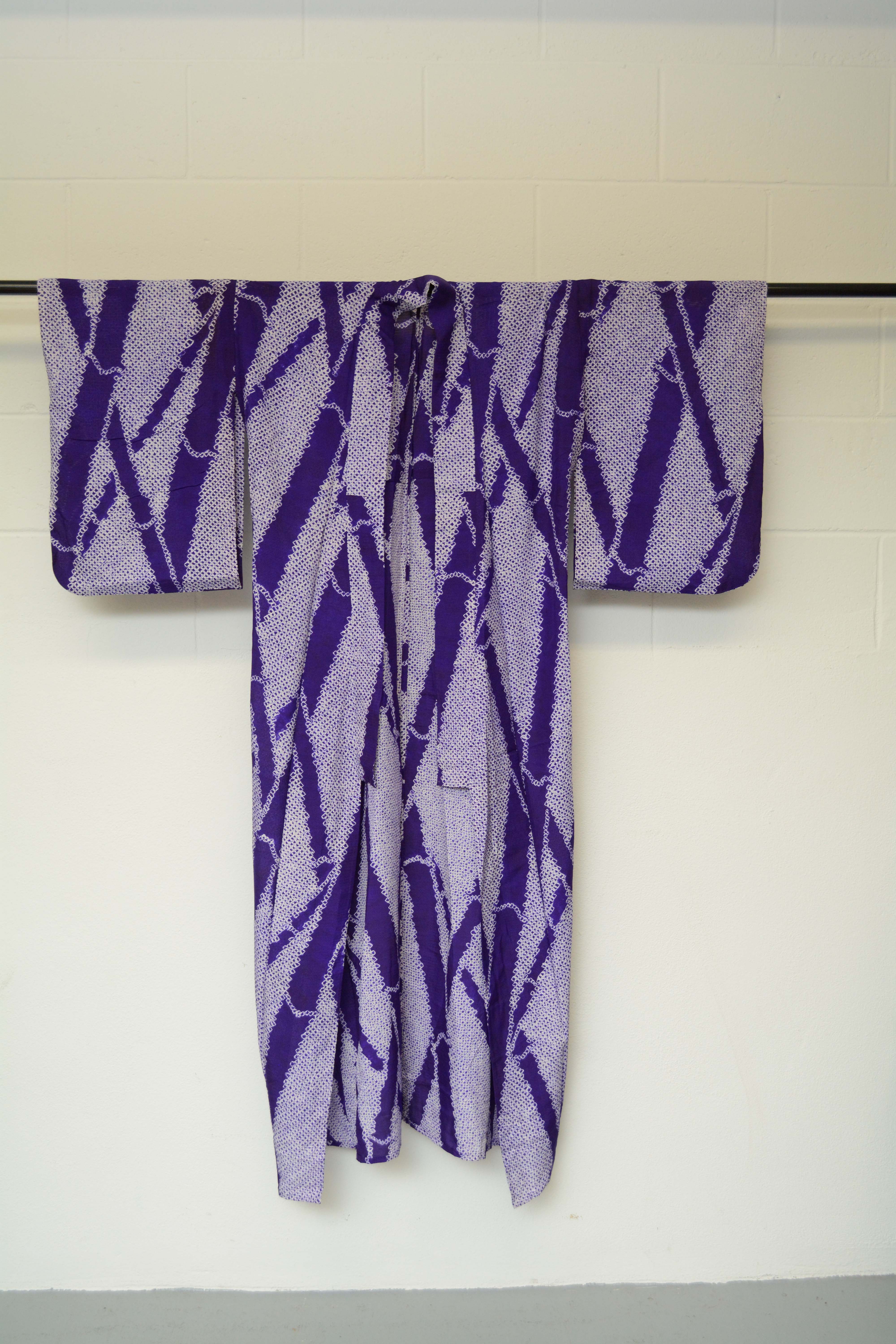 Circa 1910 Antique Handwoven Ro Silk Summer Kimono