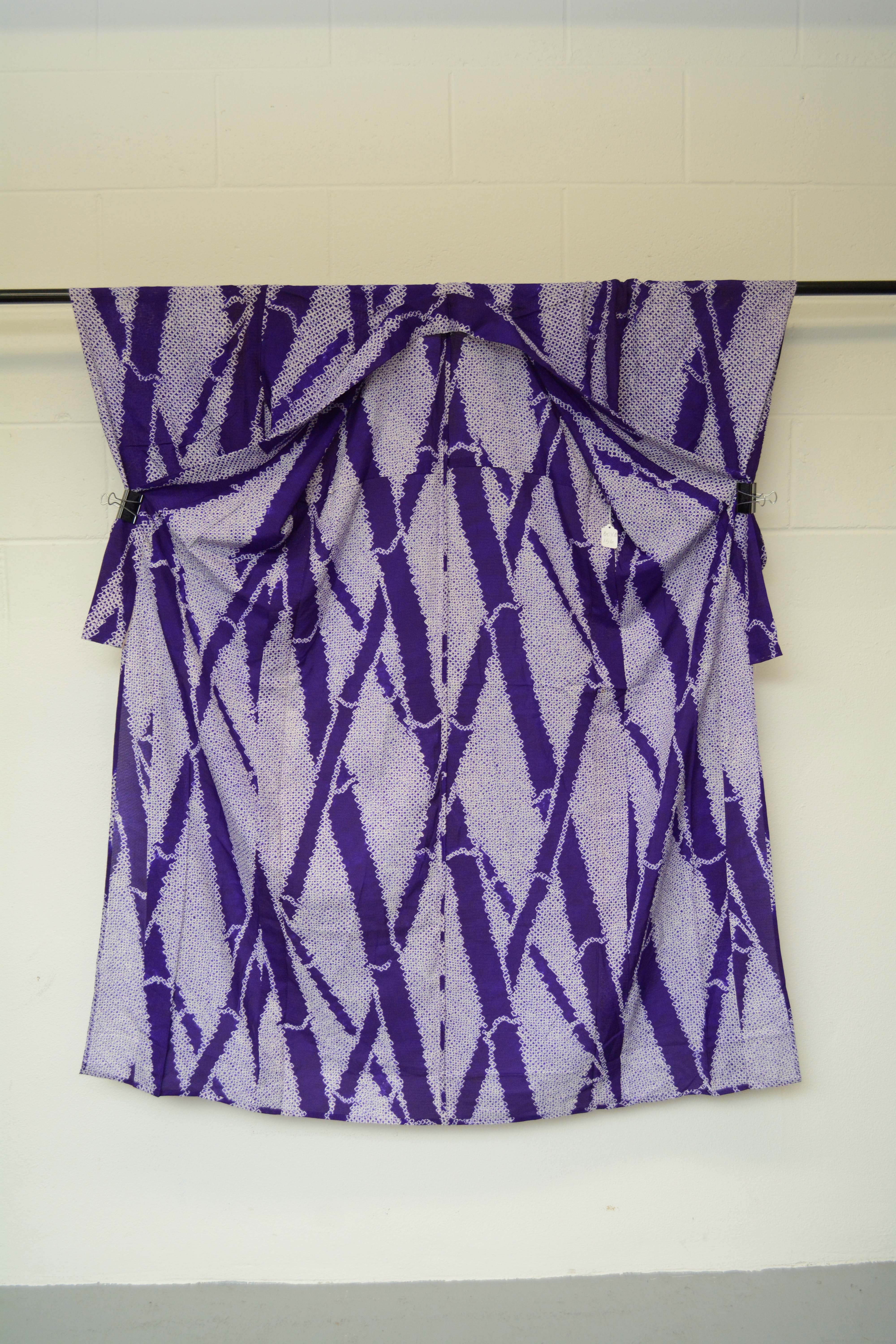 Circa 1910 Antique Handwoven Ro Silk Summer Kimono