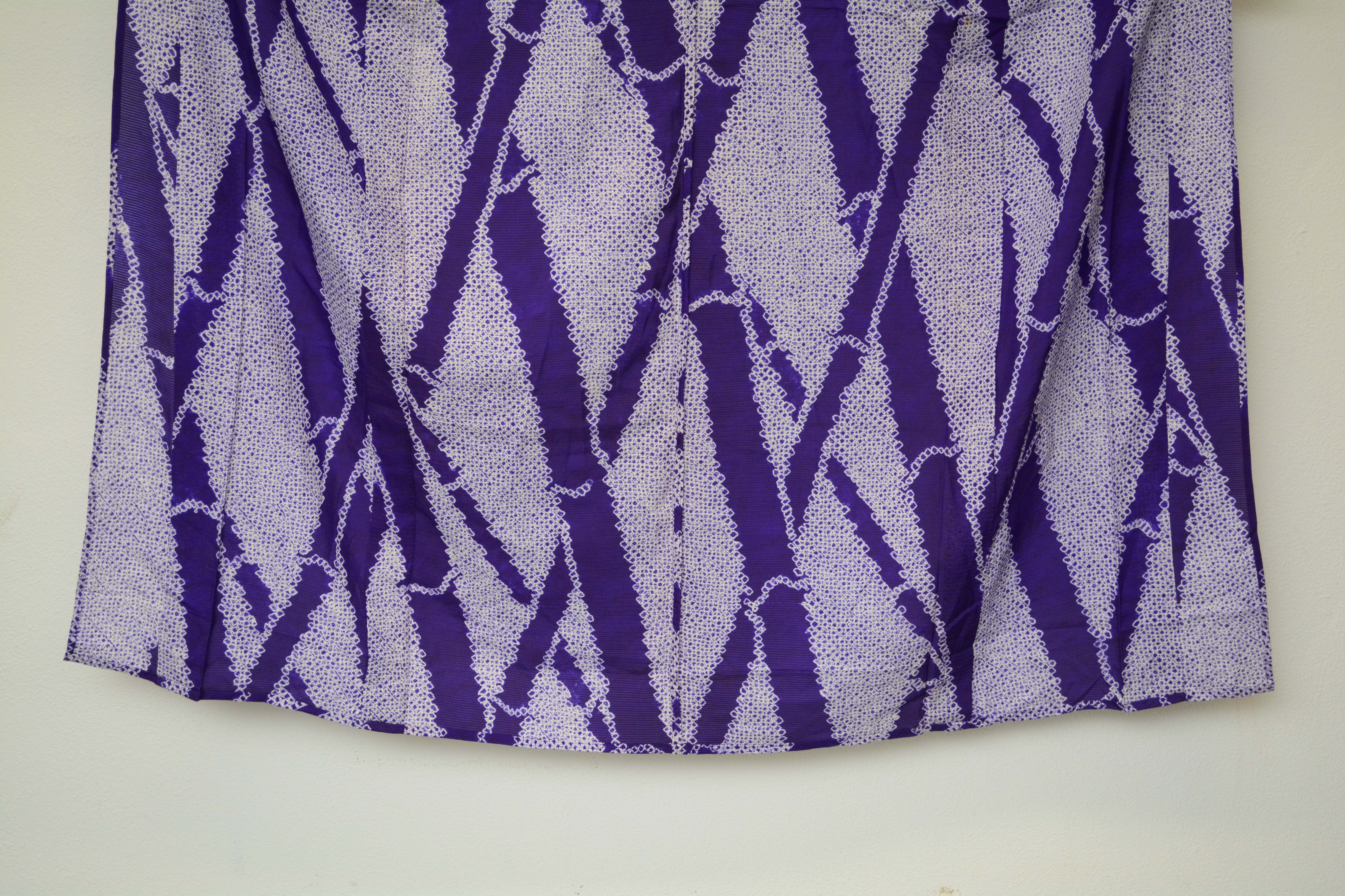 Circa 1910 Antique Handwoven Ro Silk Summer Kimono