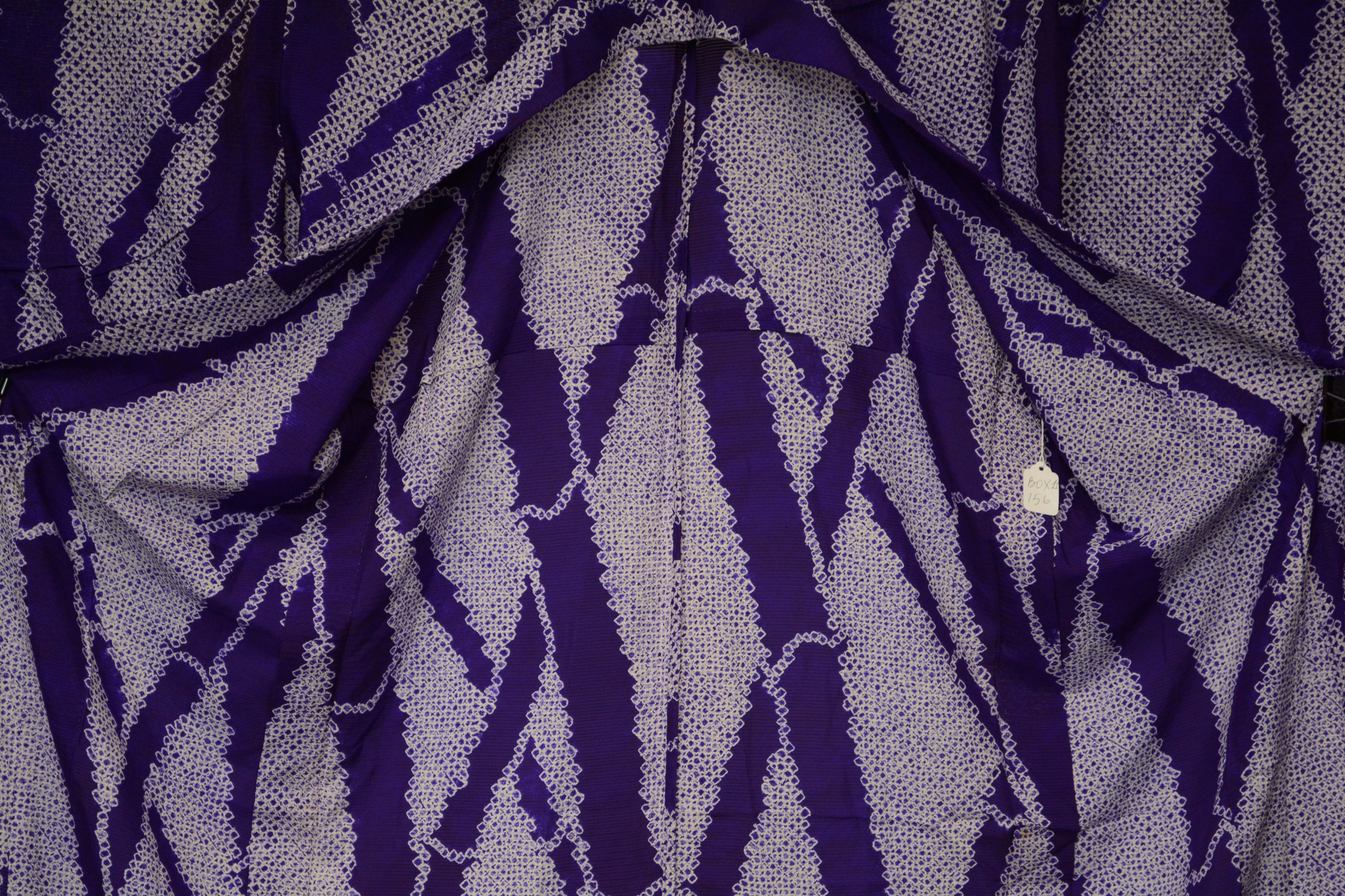 Circa 1910 Antique Handwoven Ro Silk Summer Kimono