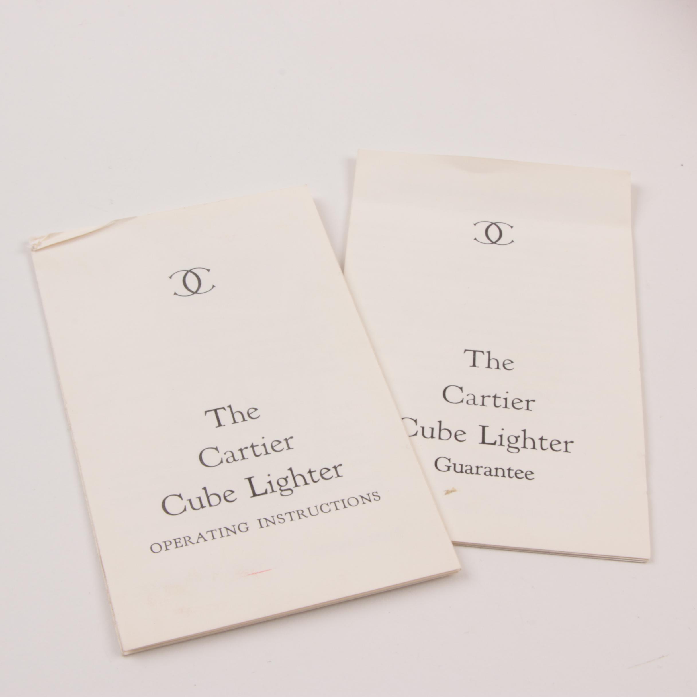 Vintage Cartier Cube Lighter