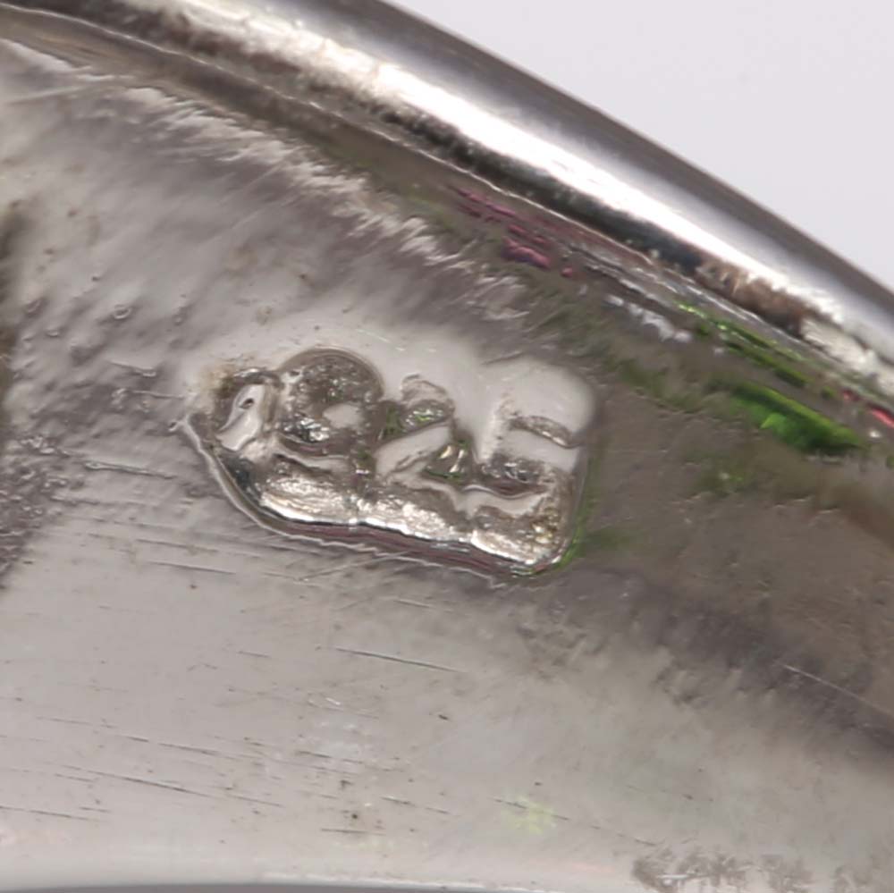 Sterling Silver and Multi-Gemstone Domed Ring