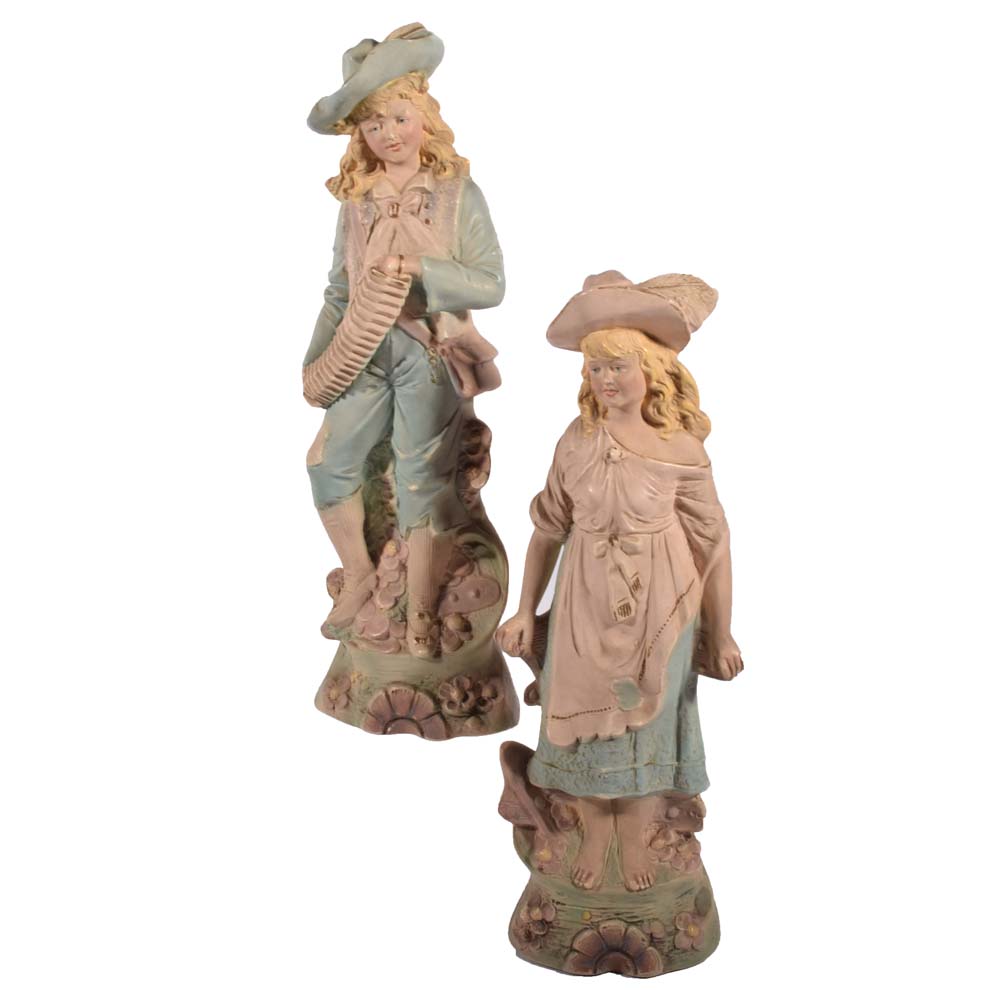 Vintage Chalkware Figurines