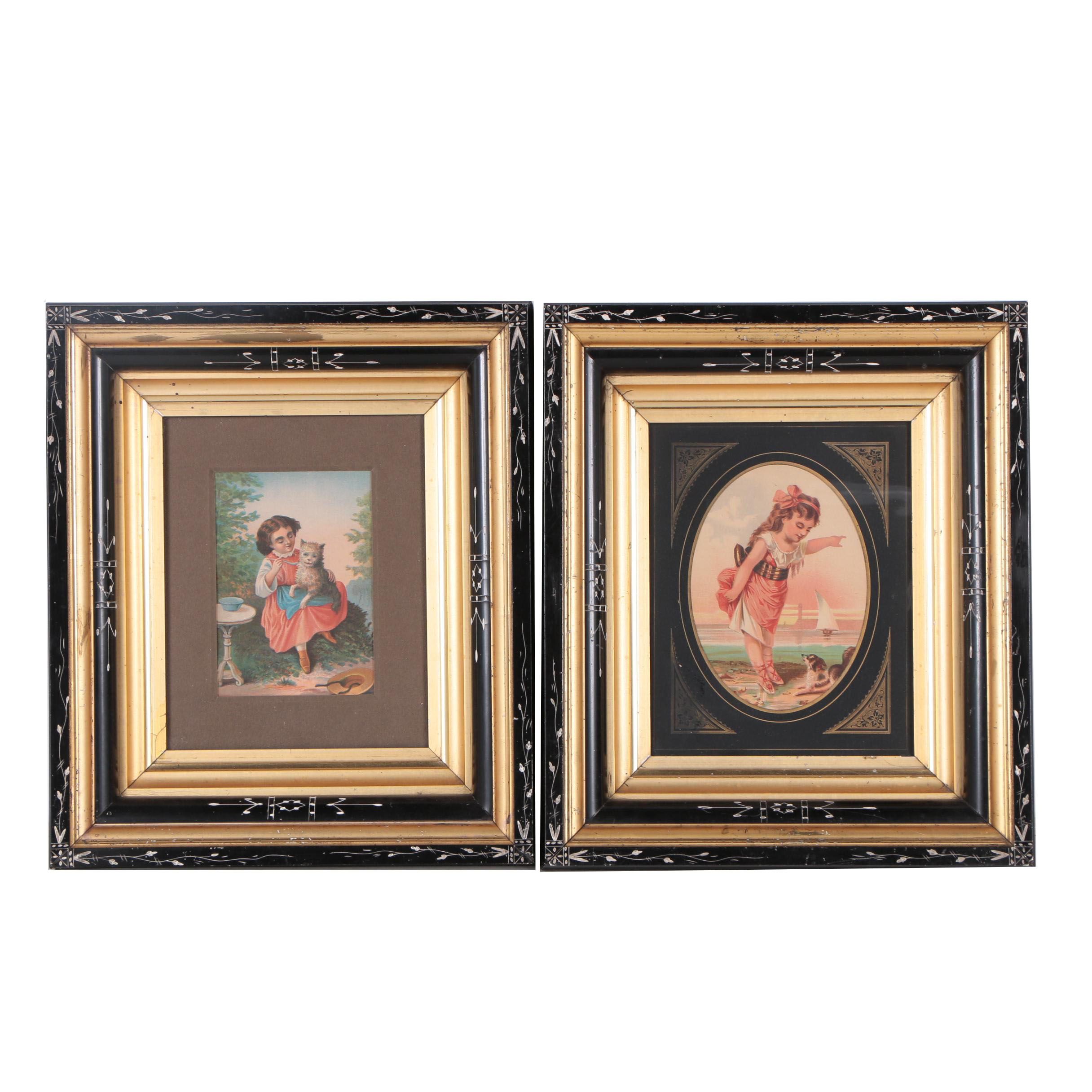 Late 19th Century to Early 20th Century Chromolithographs