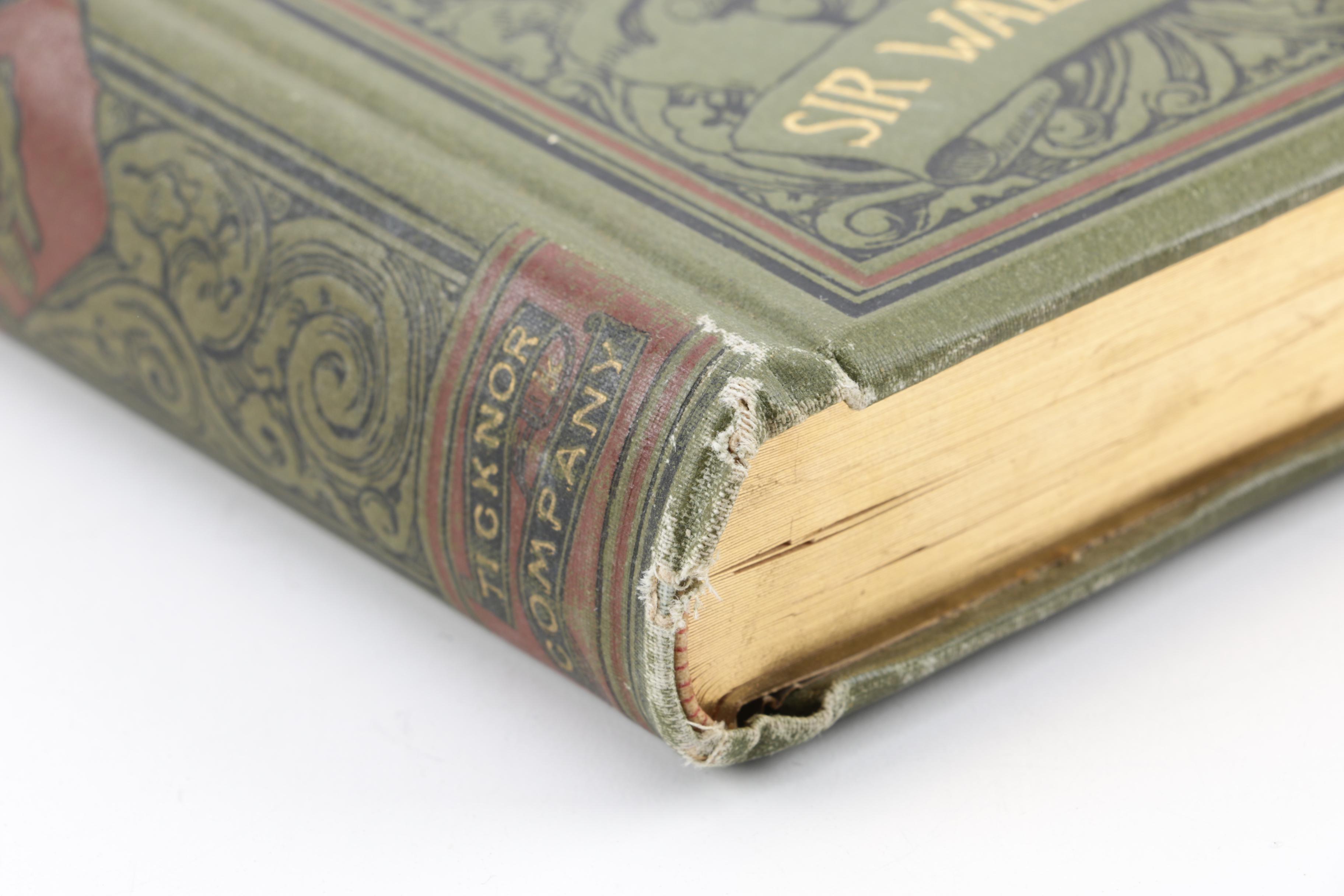 1887 Illustrated "The Lay of the Last Minstrel" by Sir Walter Scott