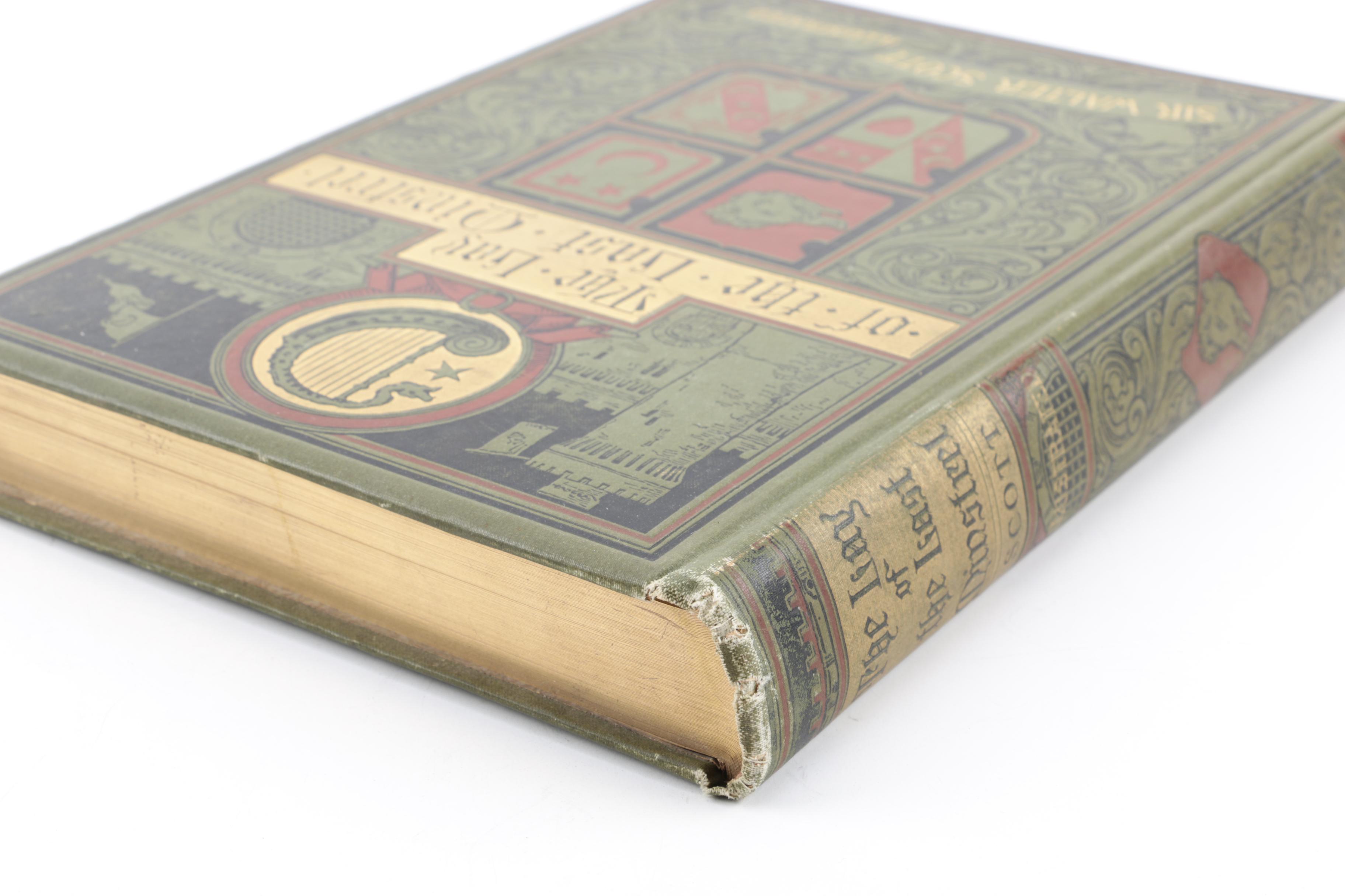 1887 Illustrated "The Lay of the Last Minstrel" by Sir Walter Scott